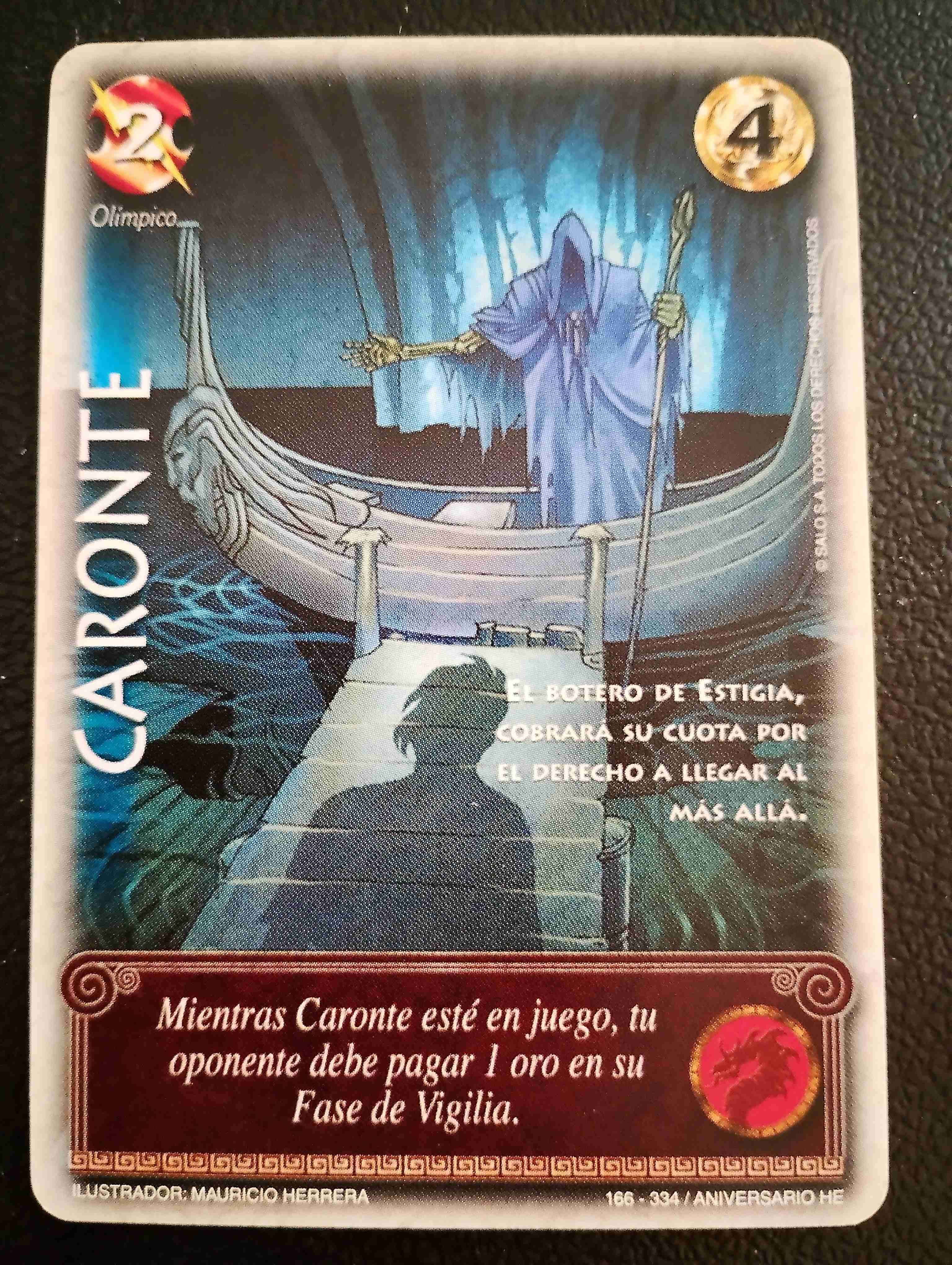 Carta de Caronte aniversario HE