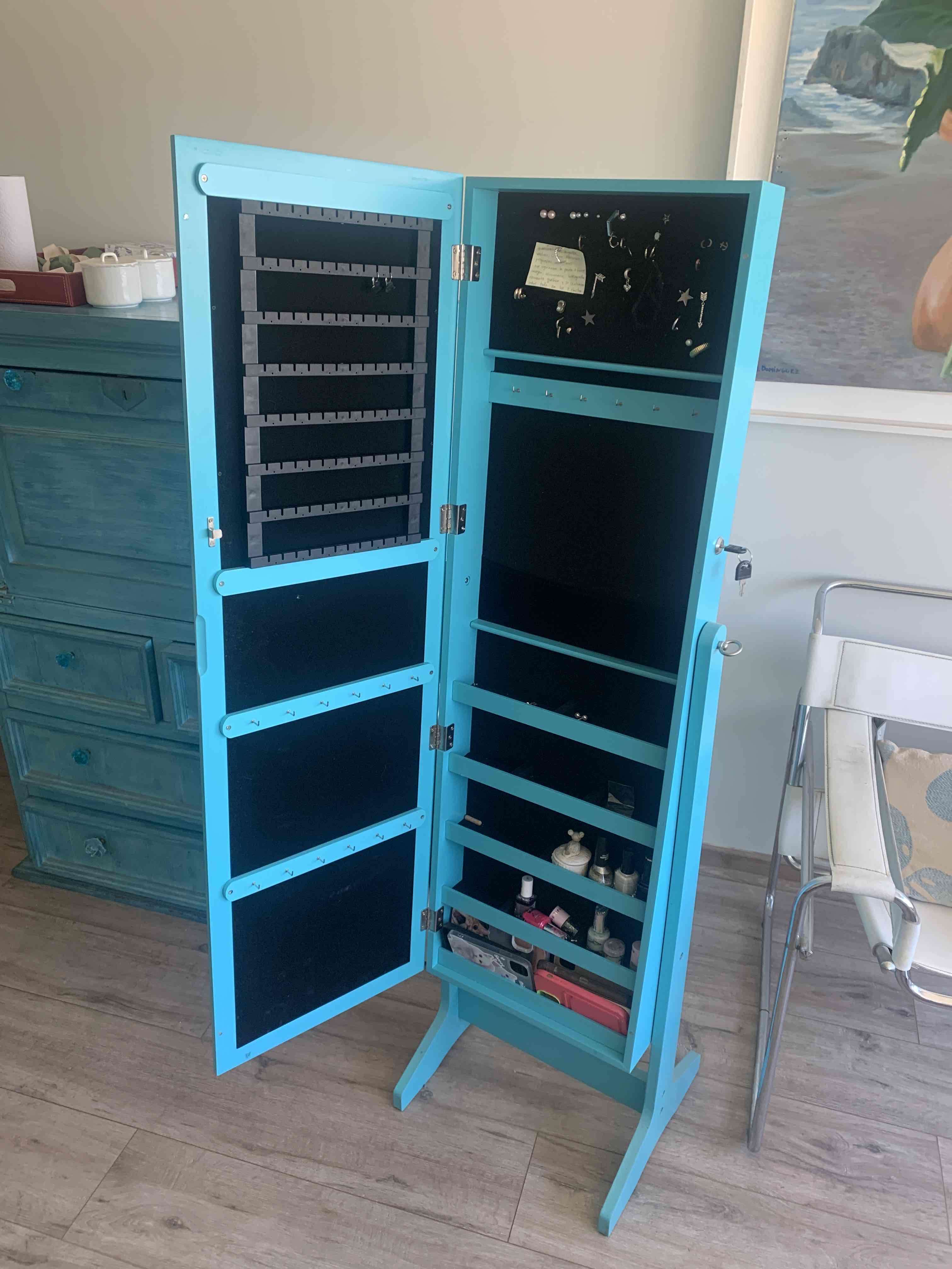 Espejo de pie azul - miniatura 4