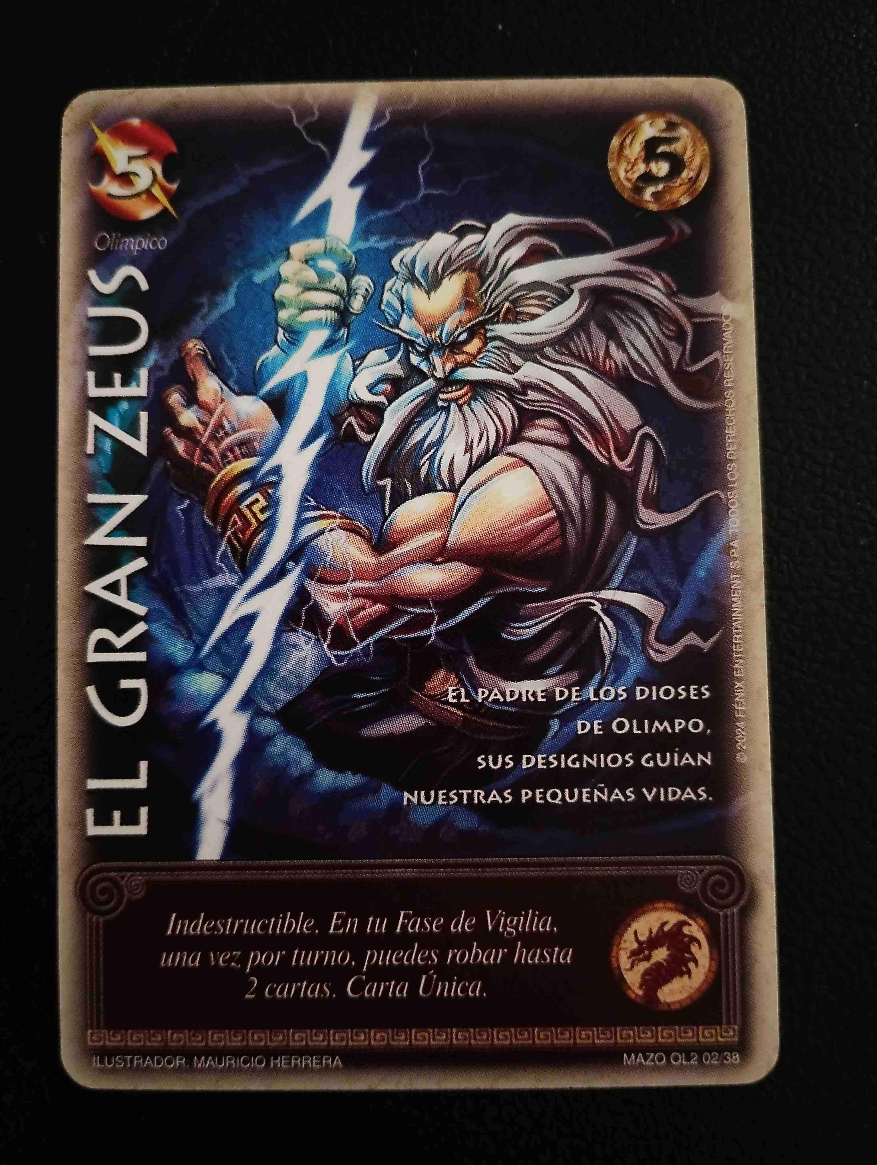Carta El Gran Zeus