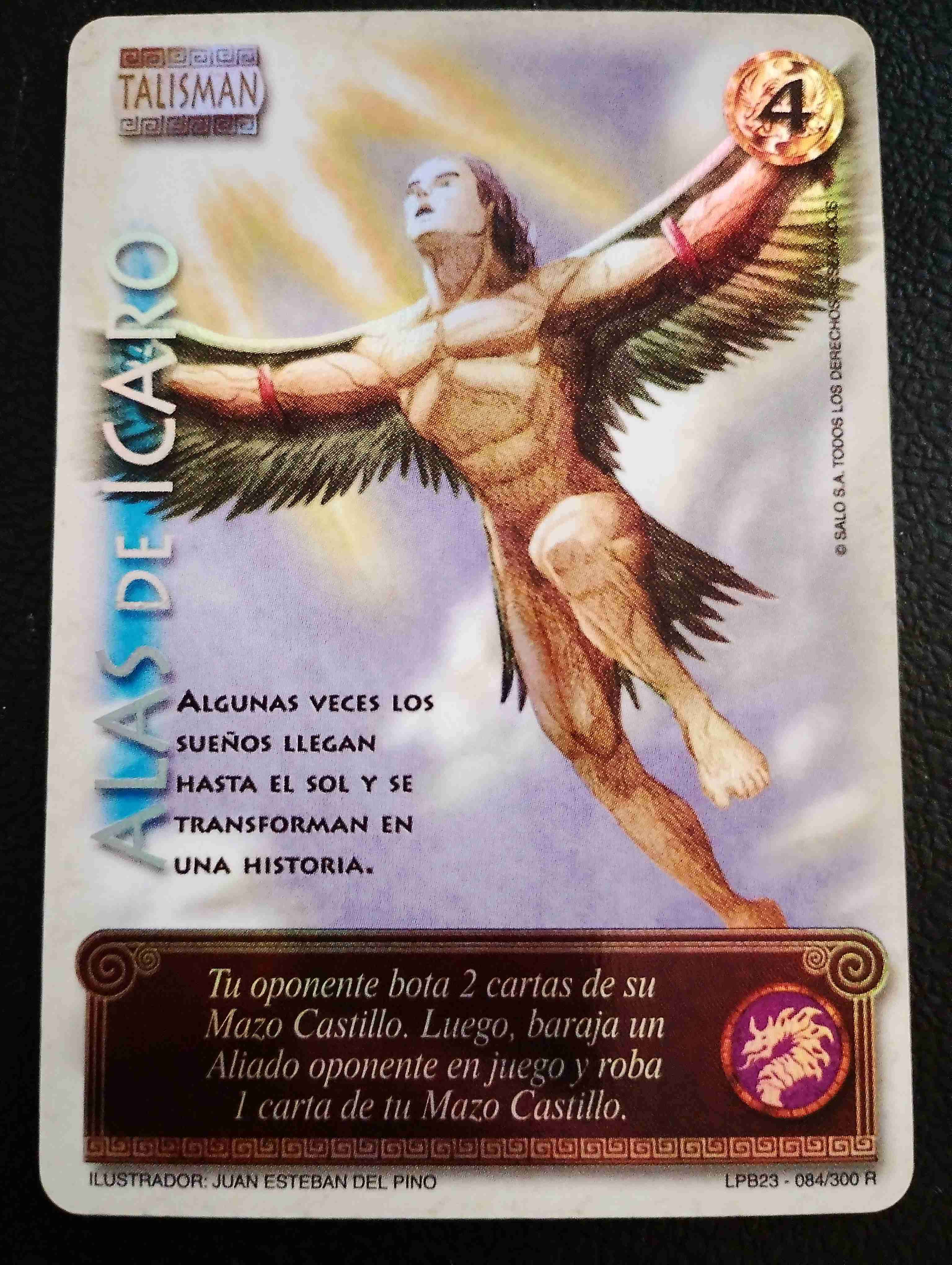Carta Talisman Alas de Icaro