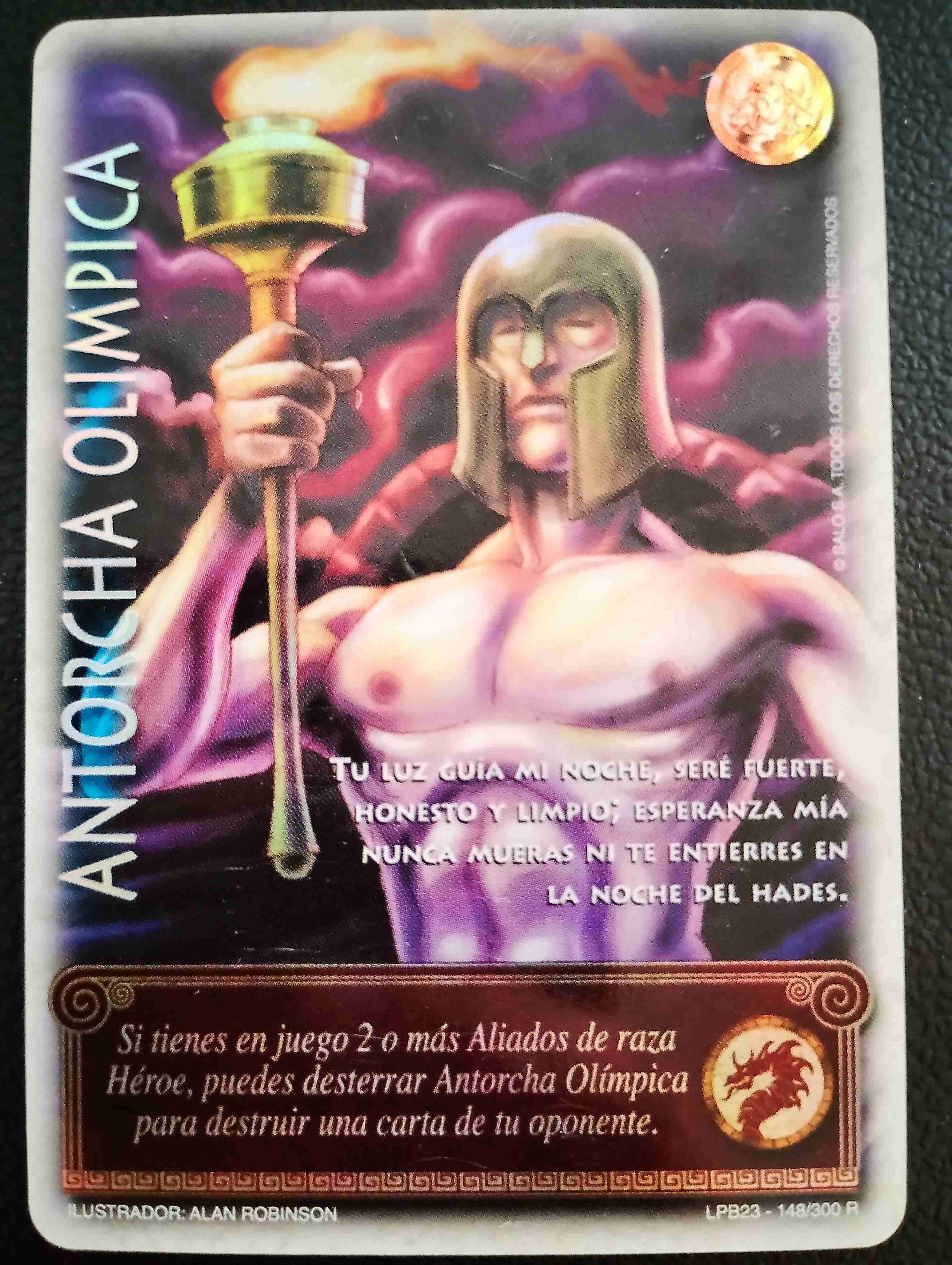 Carta de juego Antorcha Olímpica