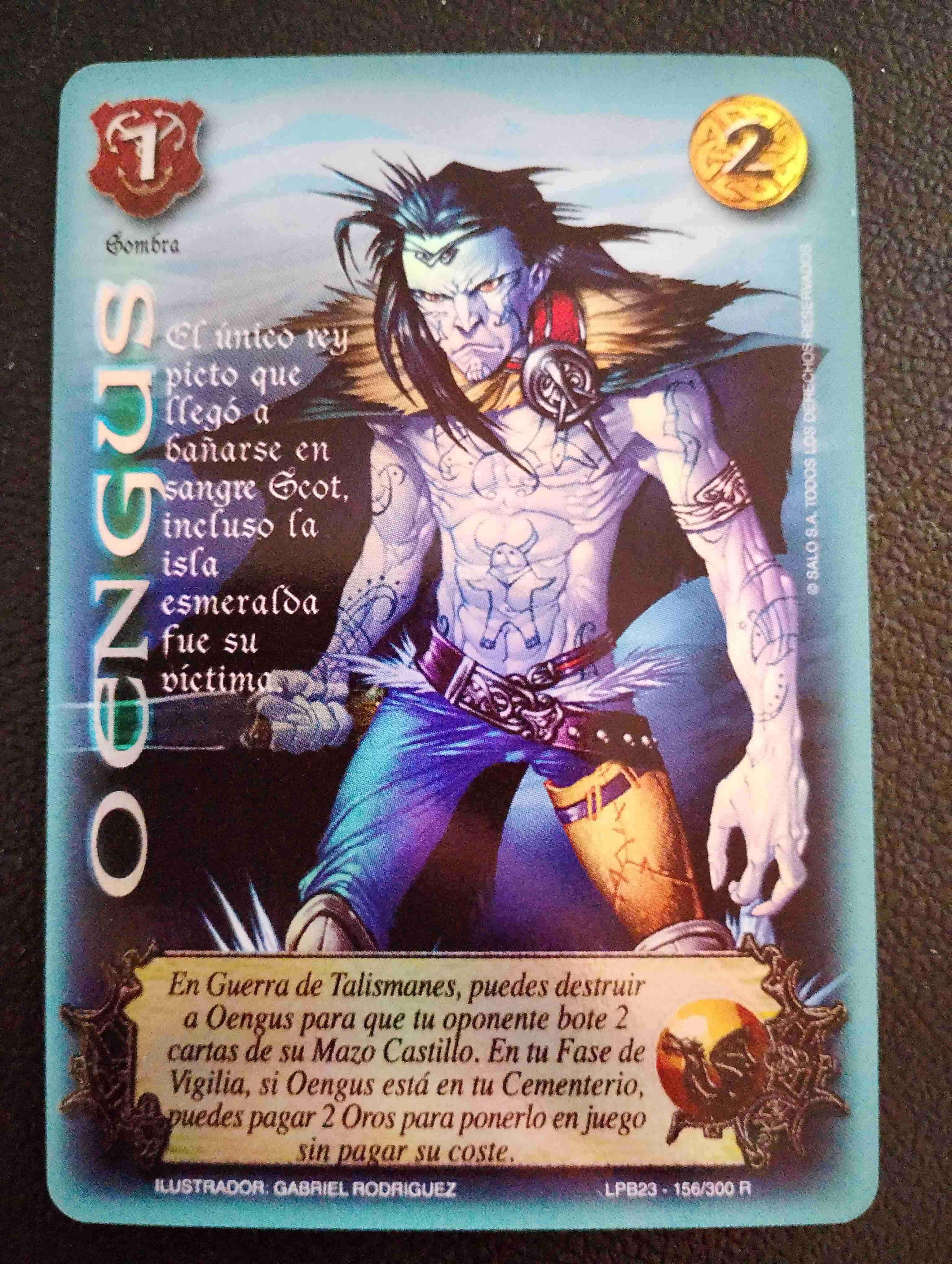 Carta de juego Oengus Gomba