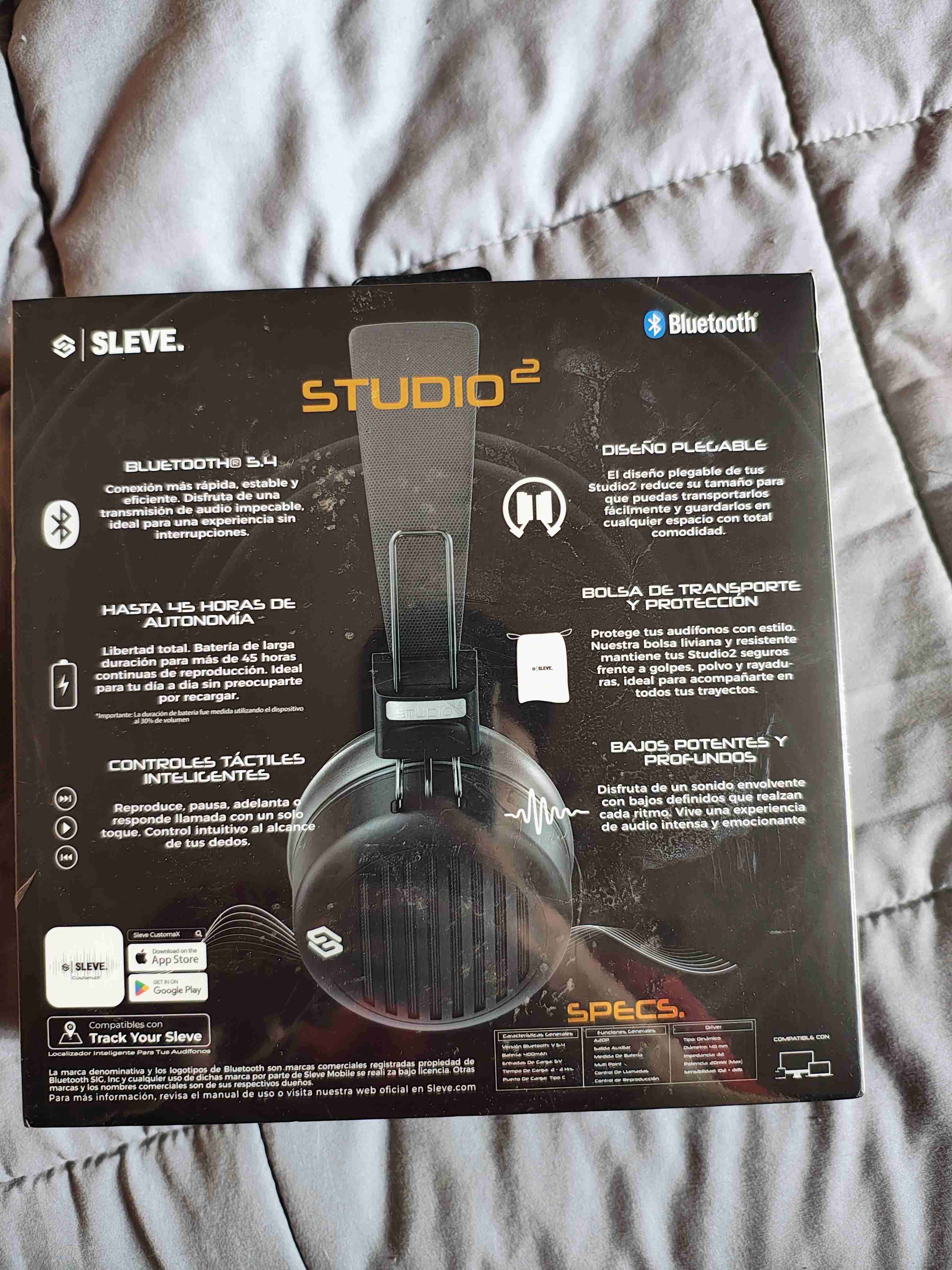 Audífonos Bluetooth SLEVE Studio 2 - miniatura 2