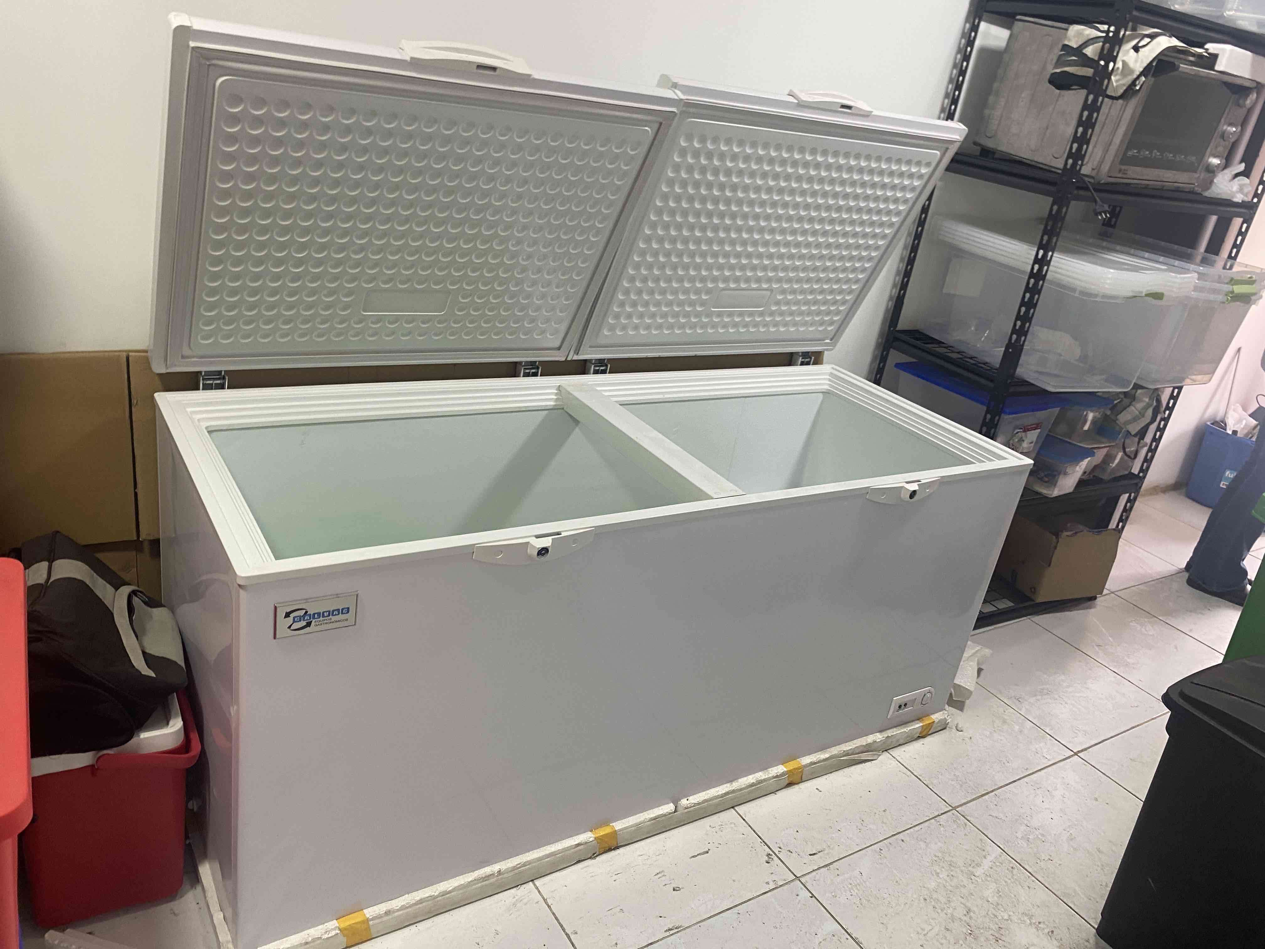 Congelador horizontal bodega doble