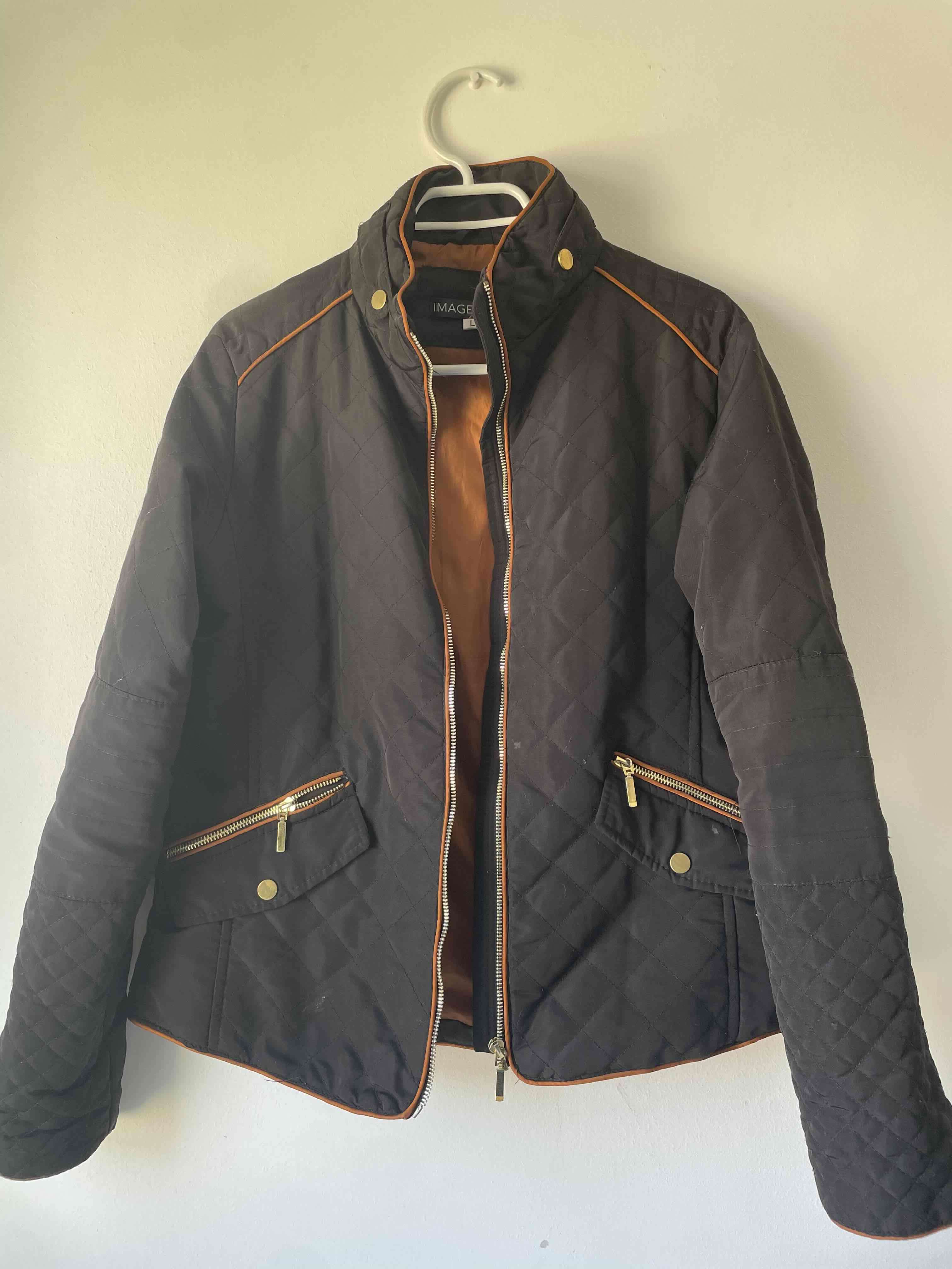 Chaqueta acolchada negra