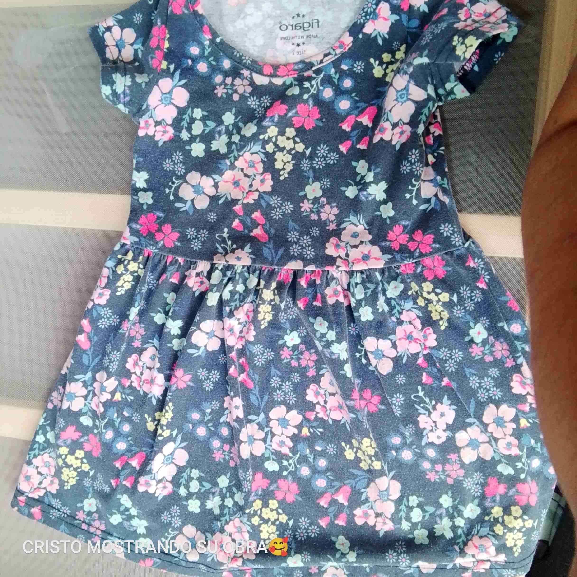 Vestido floral infantil