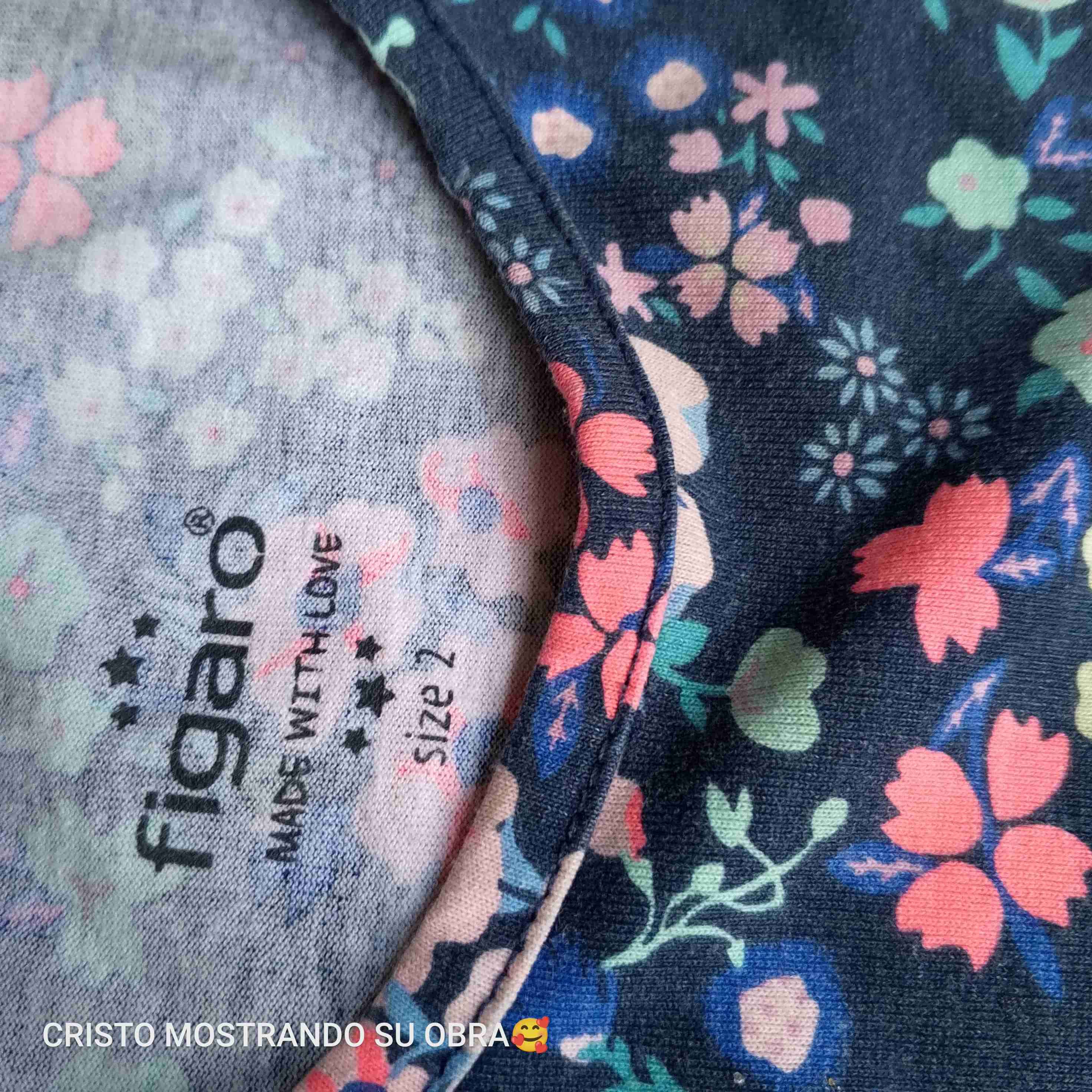 Vestido floral infantil - miniatura 2