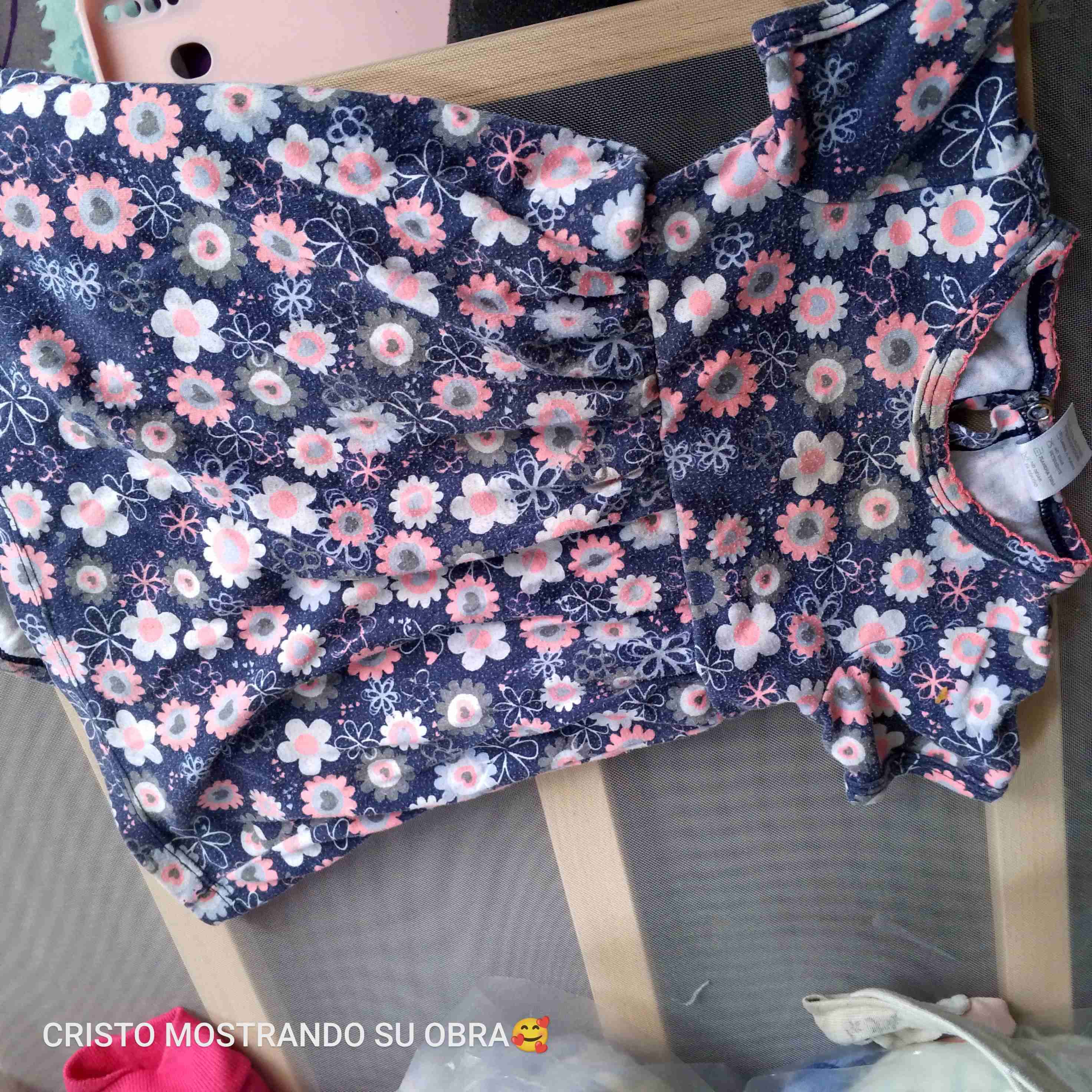 Vestido floral para niñas