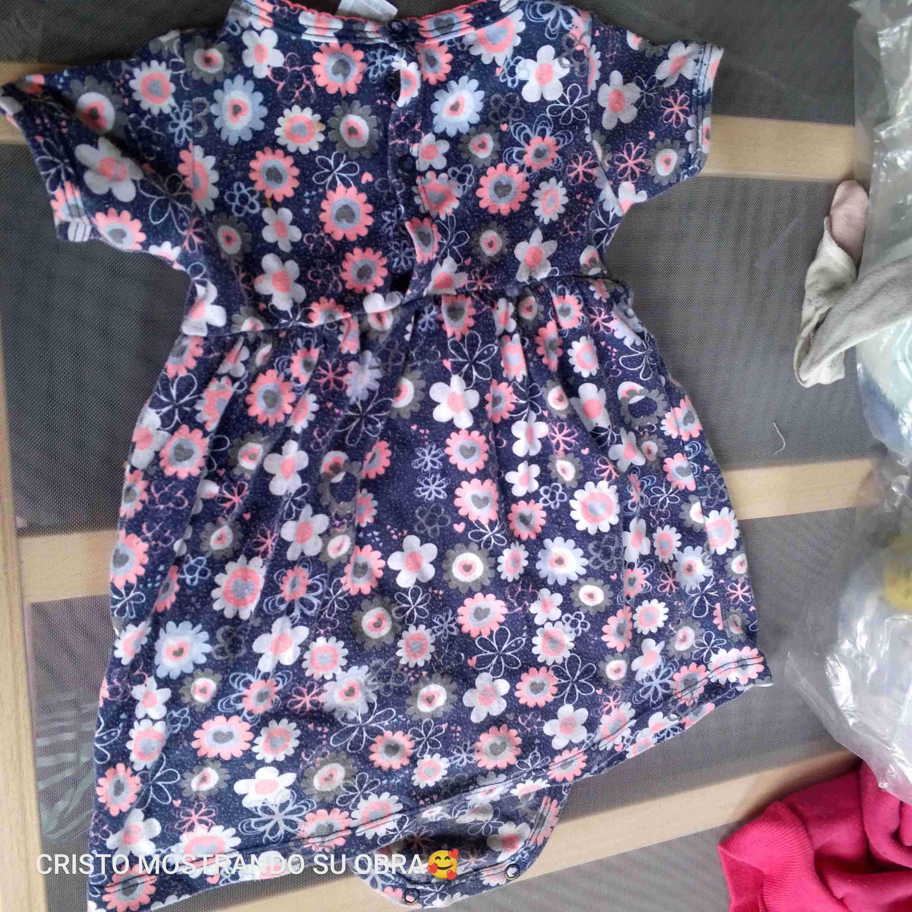 Vestido floral para niñas - miniatura 3