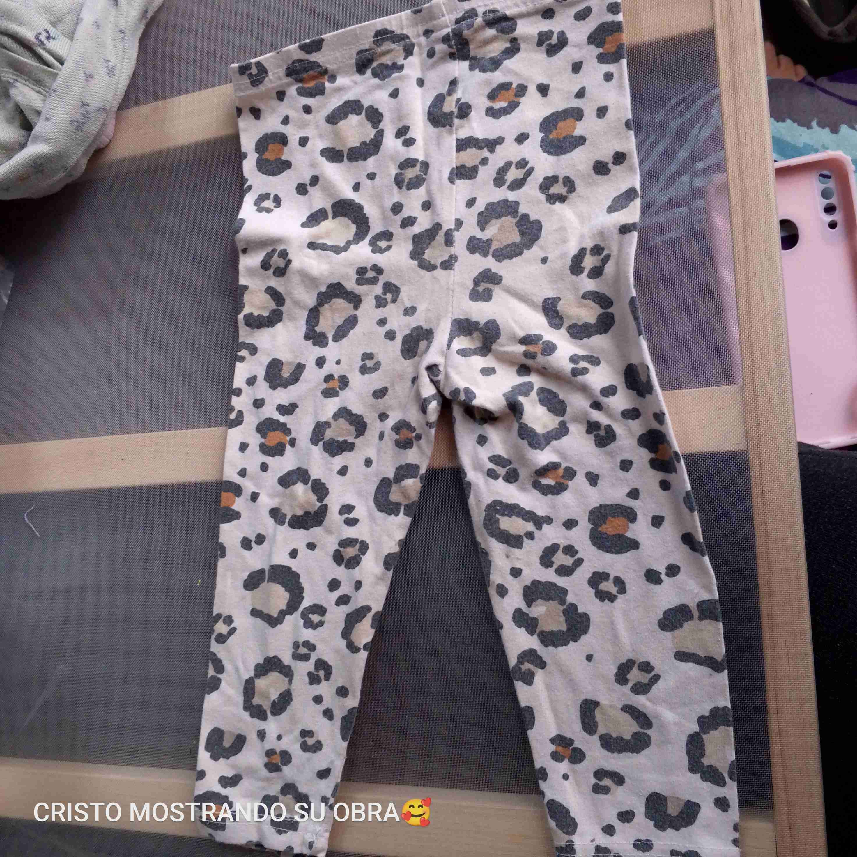 Leggings infantiles estampado animal print