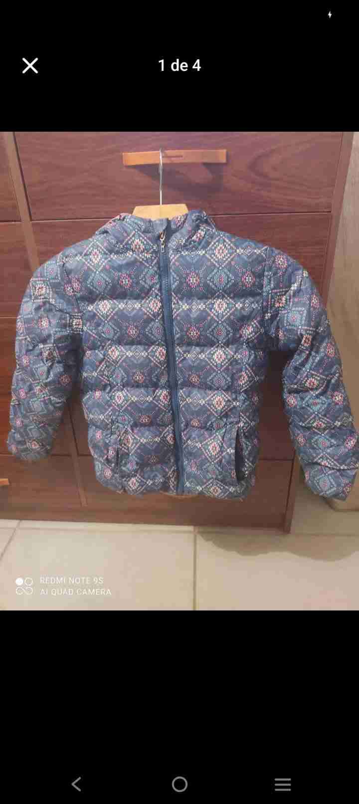 Chaqueta acolchada para niña