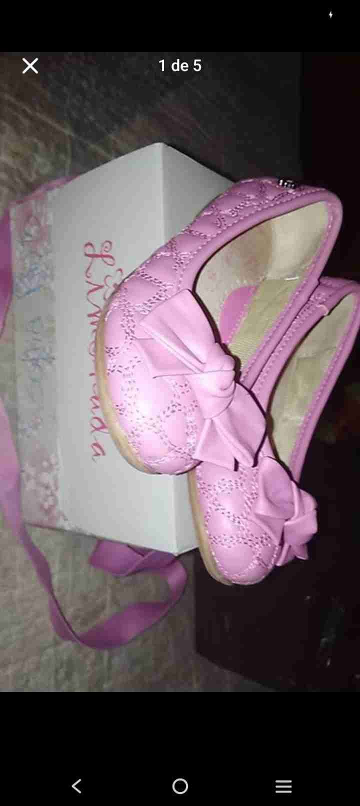 Zapatos rosados para niña limonada talla 27