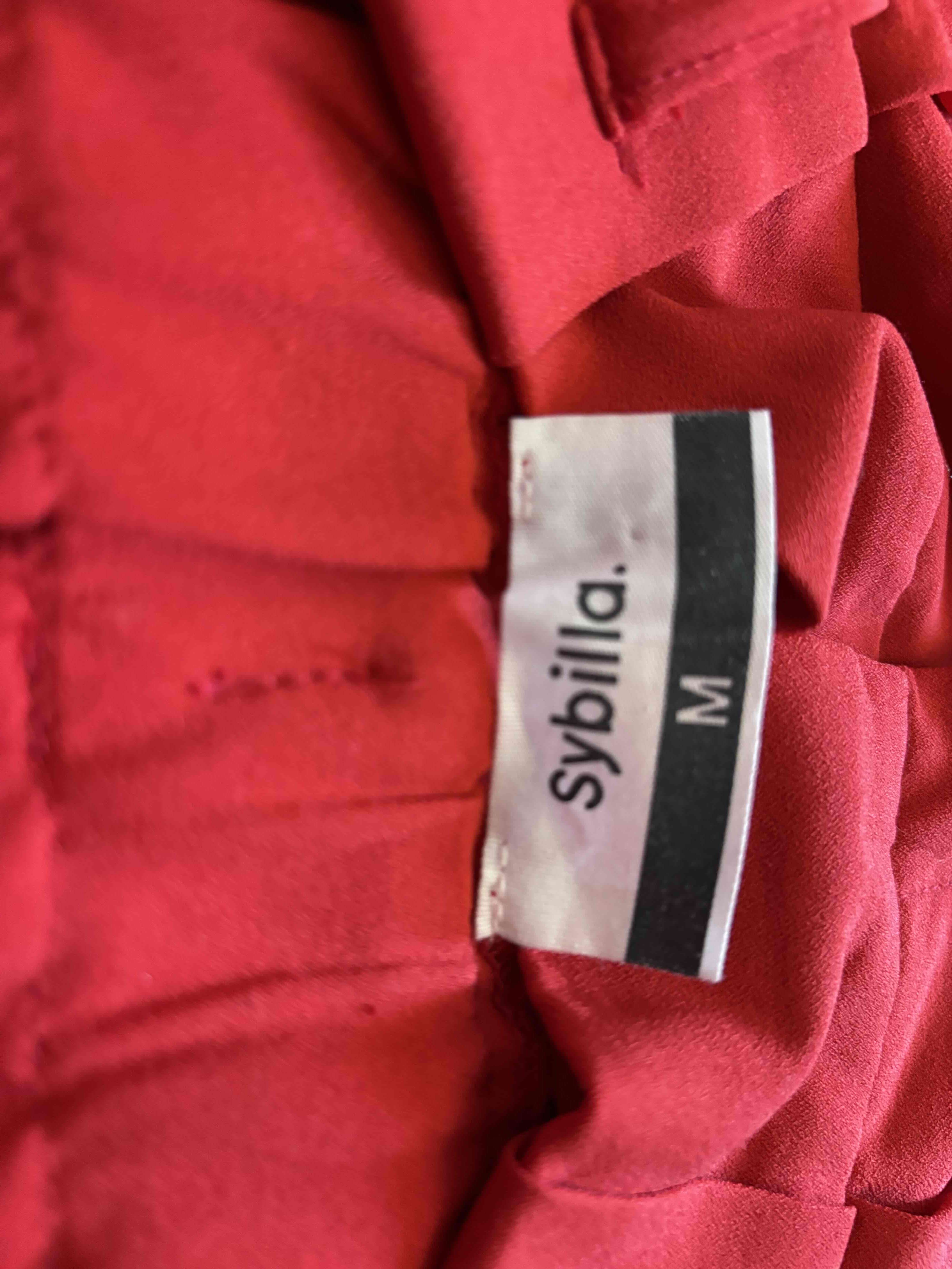 Pantalones rojos vibrantes - miniatura 2