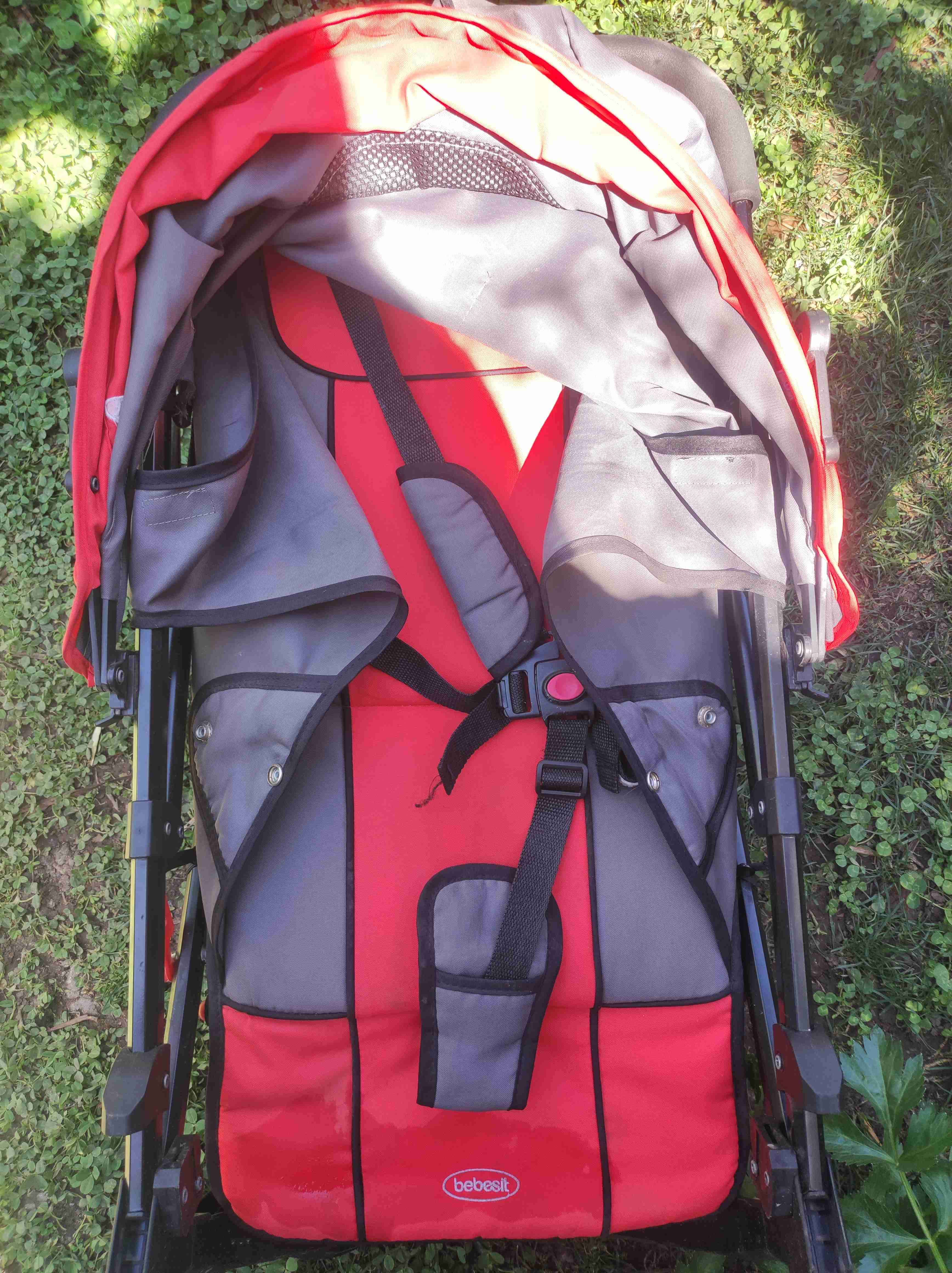 Coche de bebé Bebesit rojo - miniatura 2