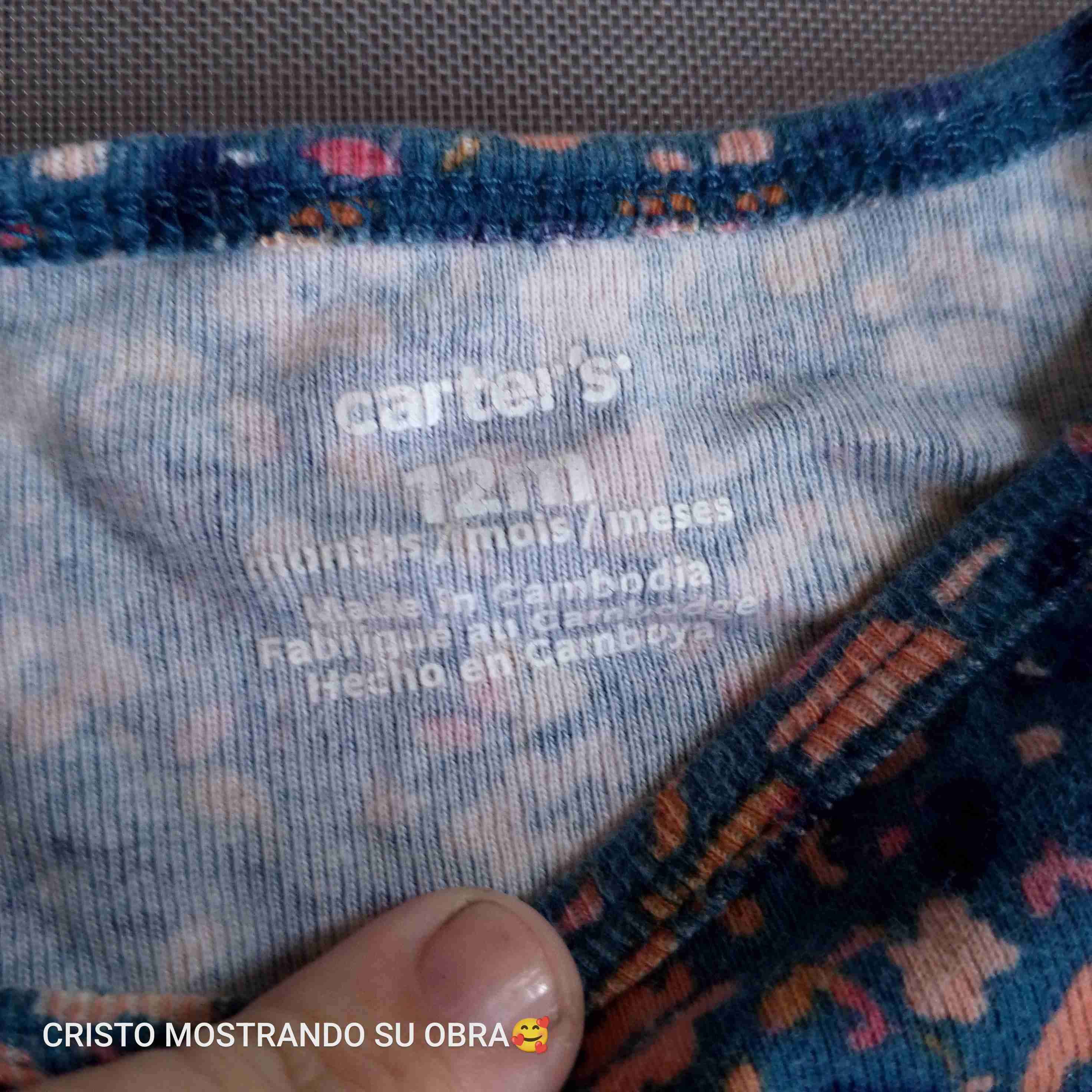 Polera de flores azul - miniatura 2