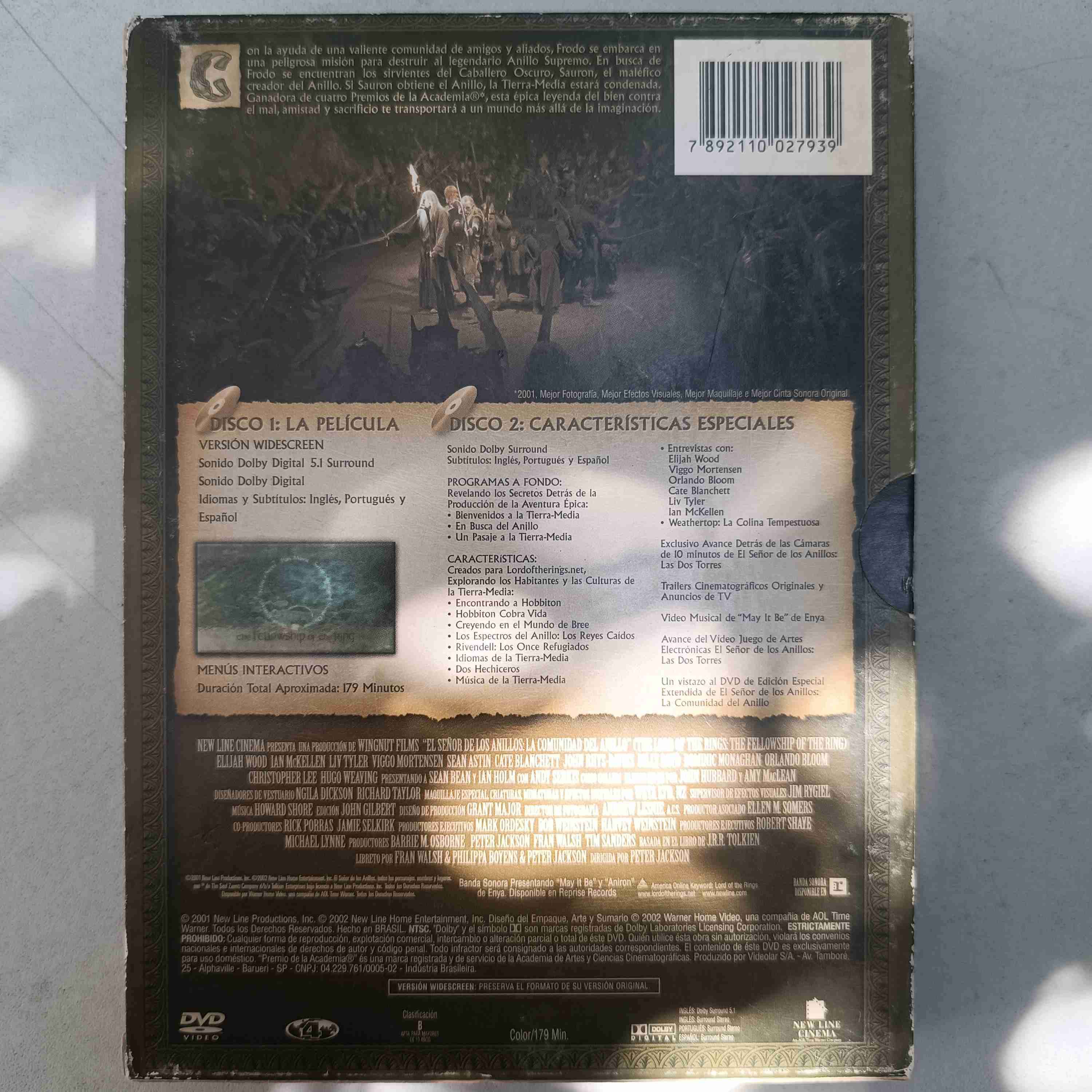 DVD El Señor de los Anillos: La Comunidad - miniatura 3