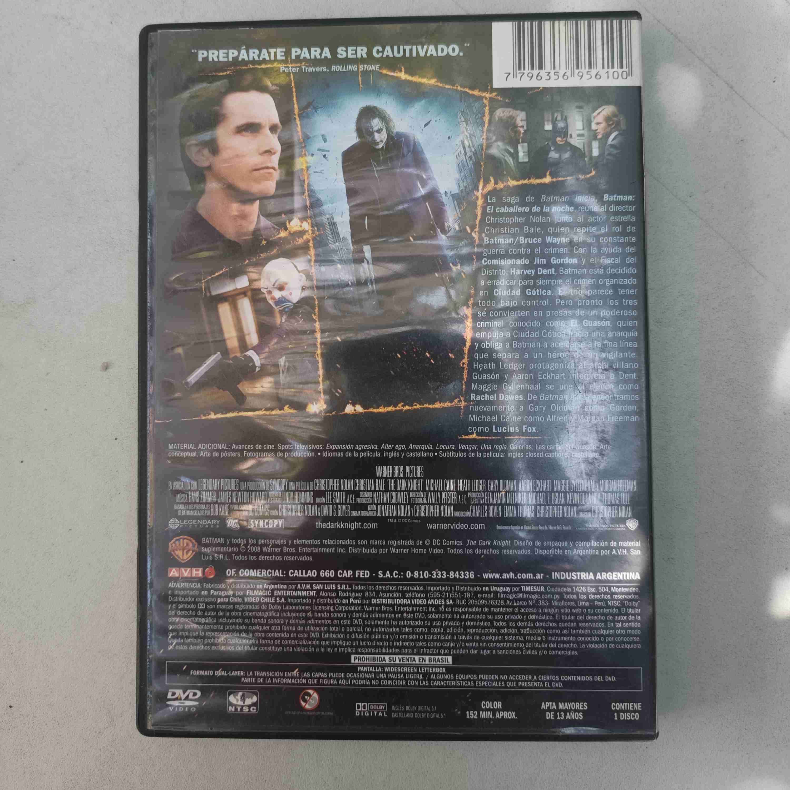 DVD Batman: El caballero de la noche de Nolan - miniatura 3