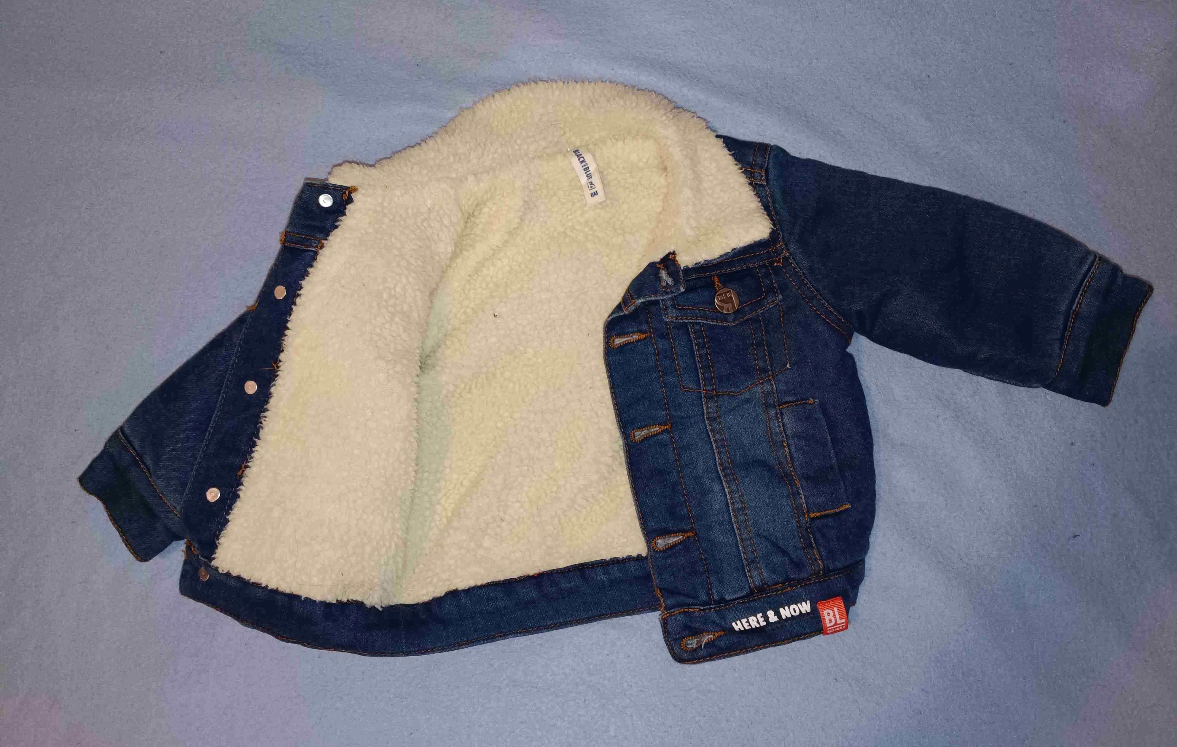 Chaqueta bebé mezclilla con forro - miniatura 4