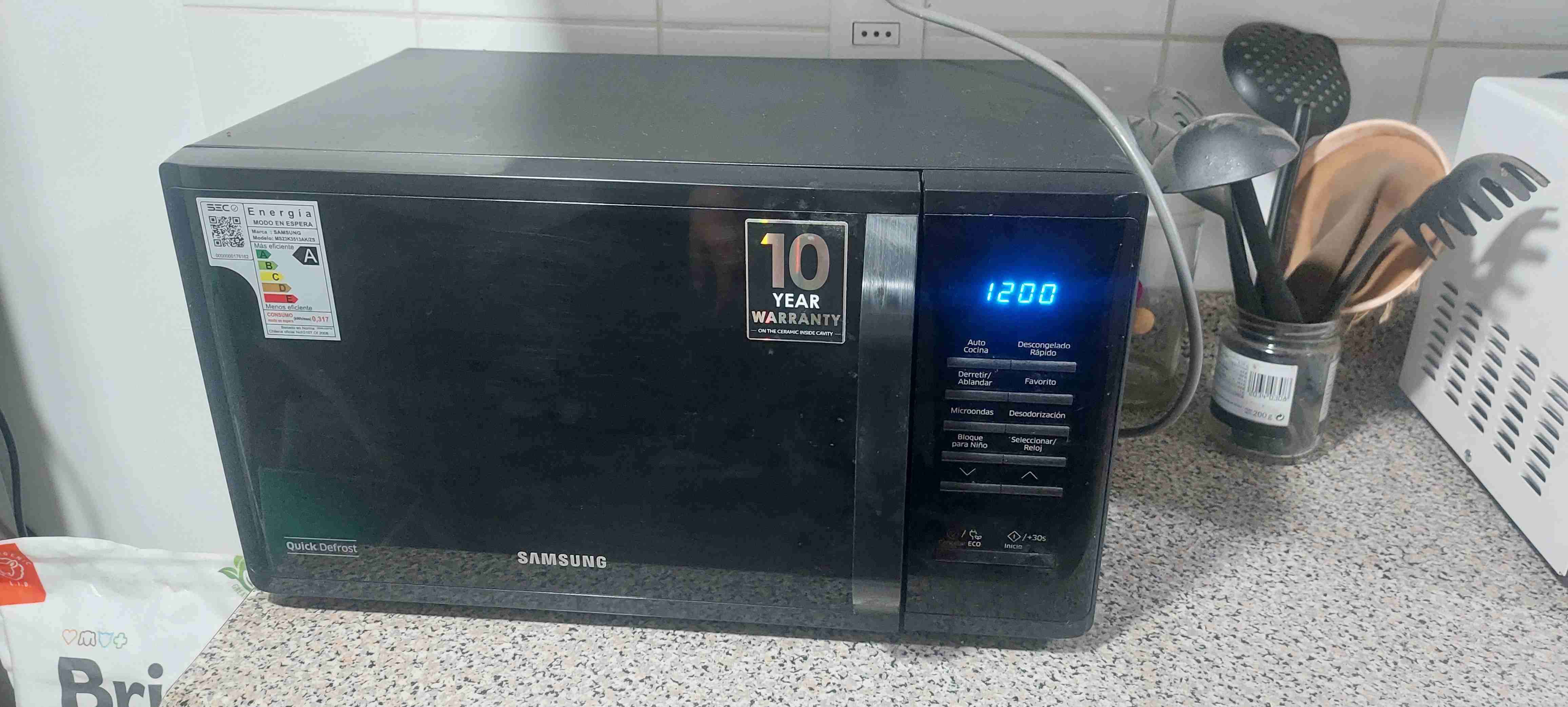 Microondas digital con grill,marca Samsung - miniatura 5