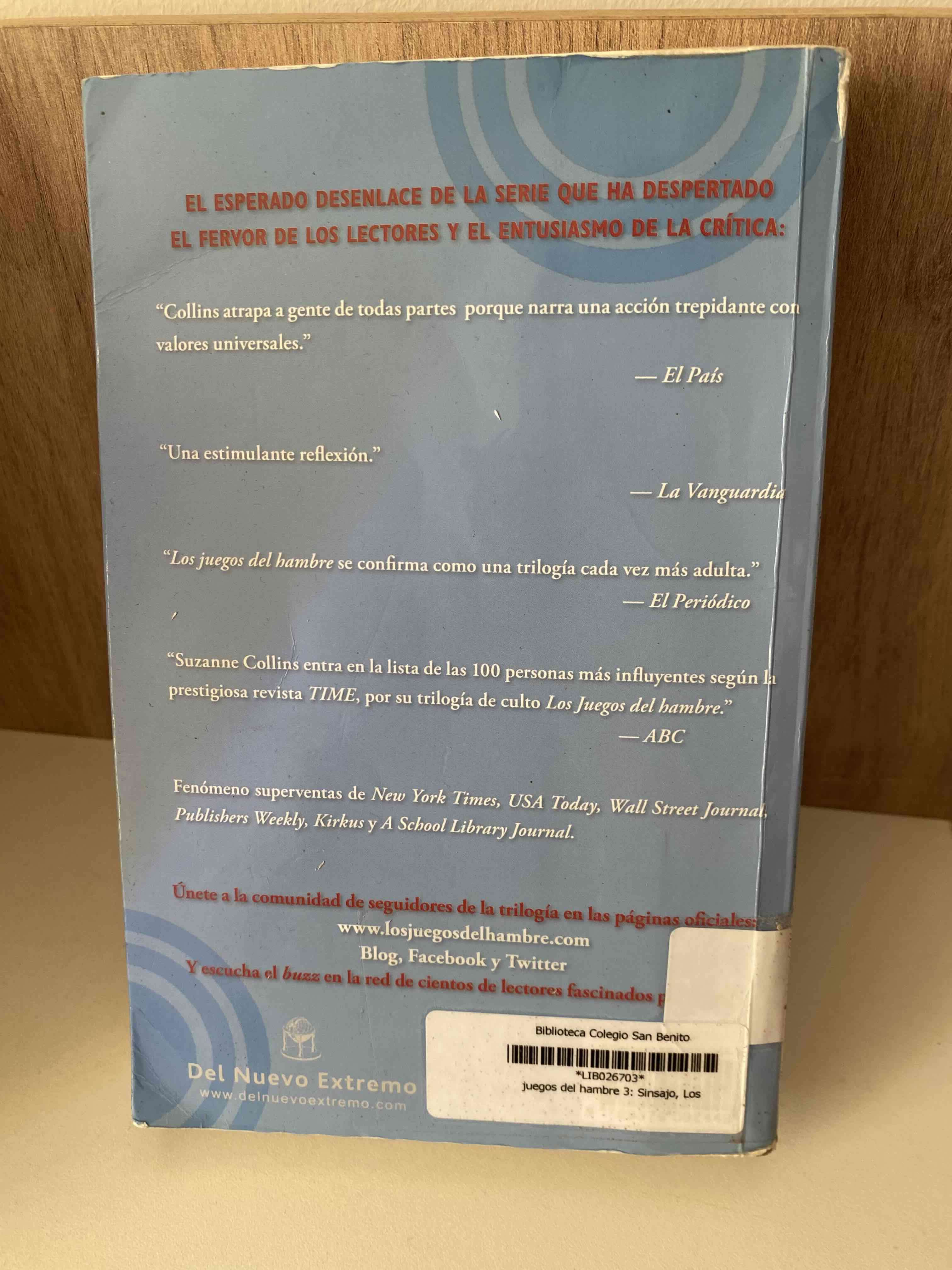 Libro Sinsajo de Suzanne Collins - miniatura 2