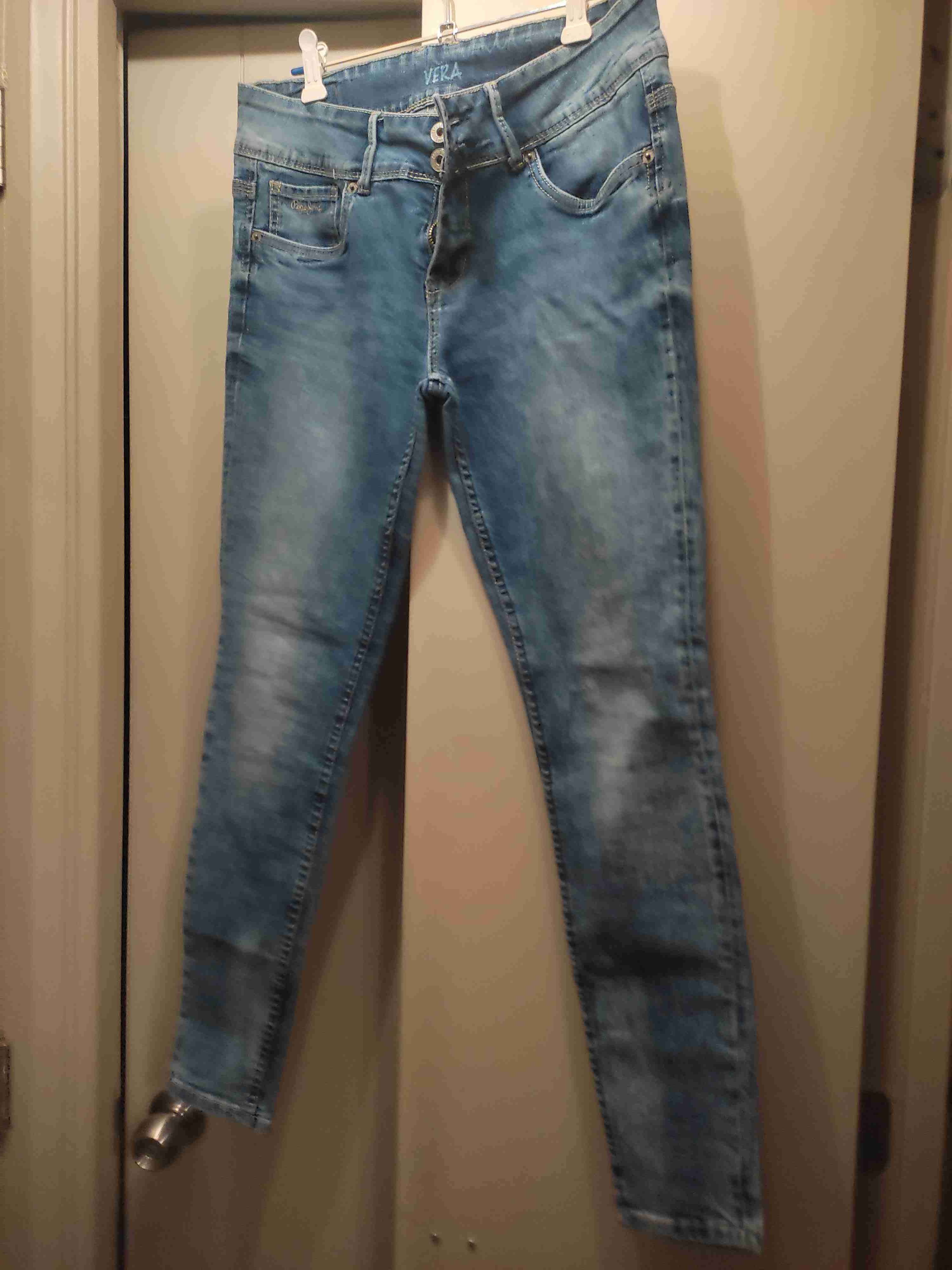 Jeans azules Vera desgastados