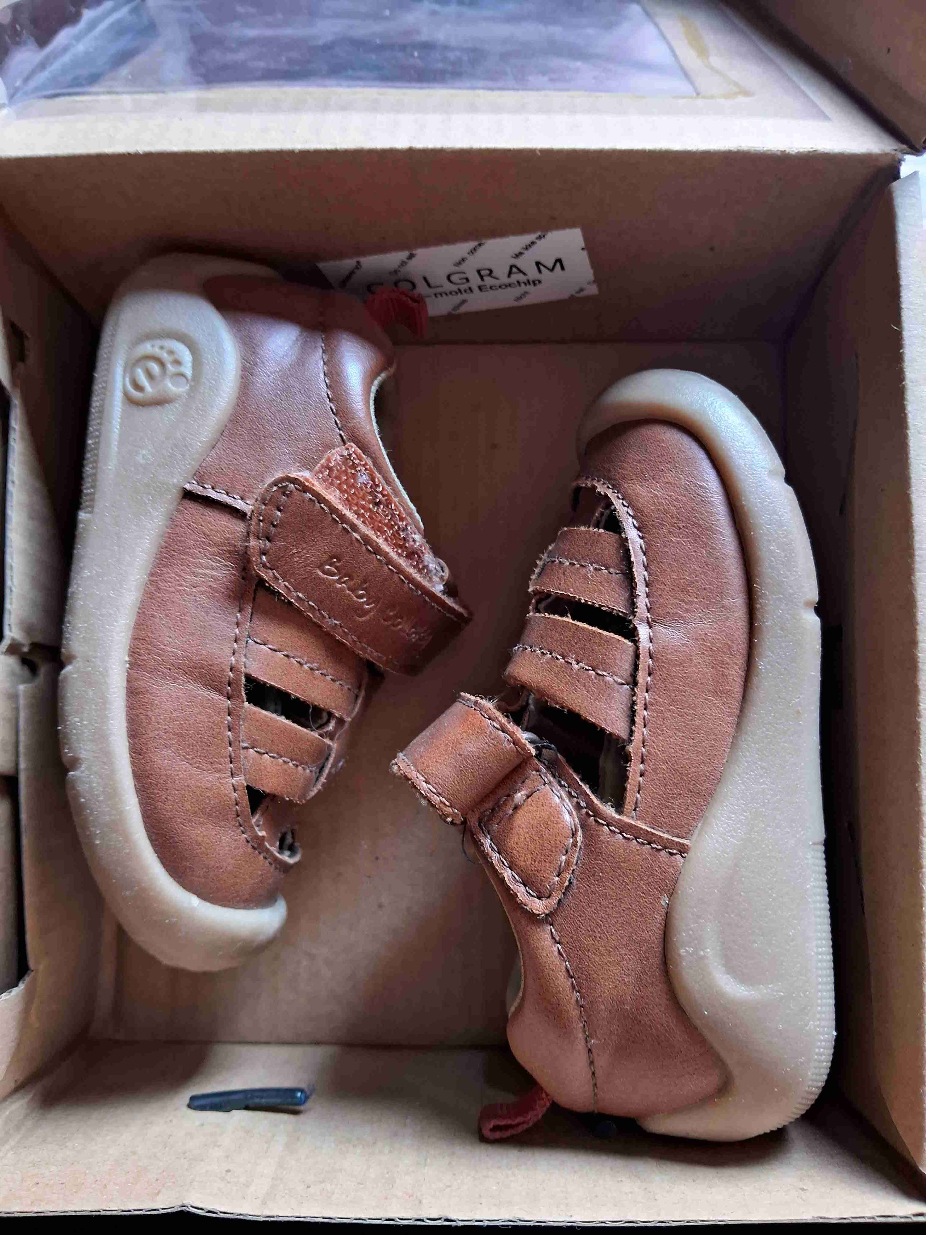 Zapatos de bebé café - miniatura 2