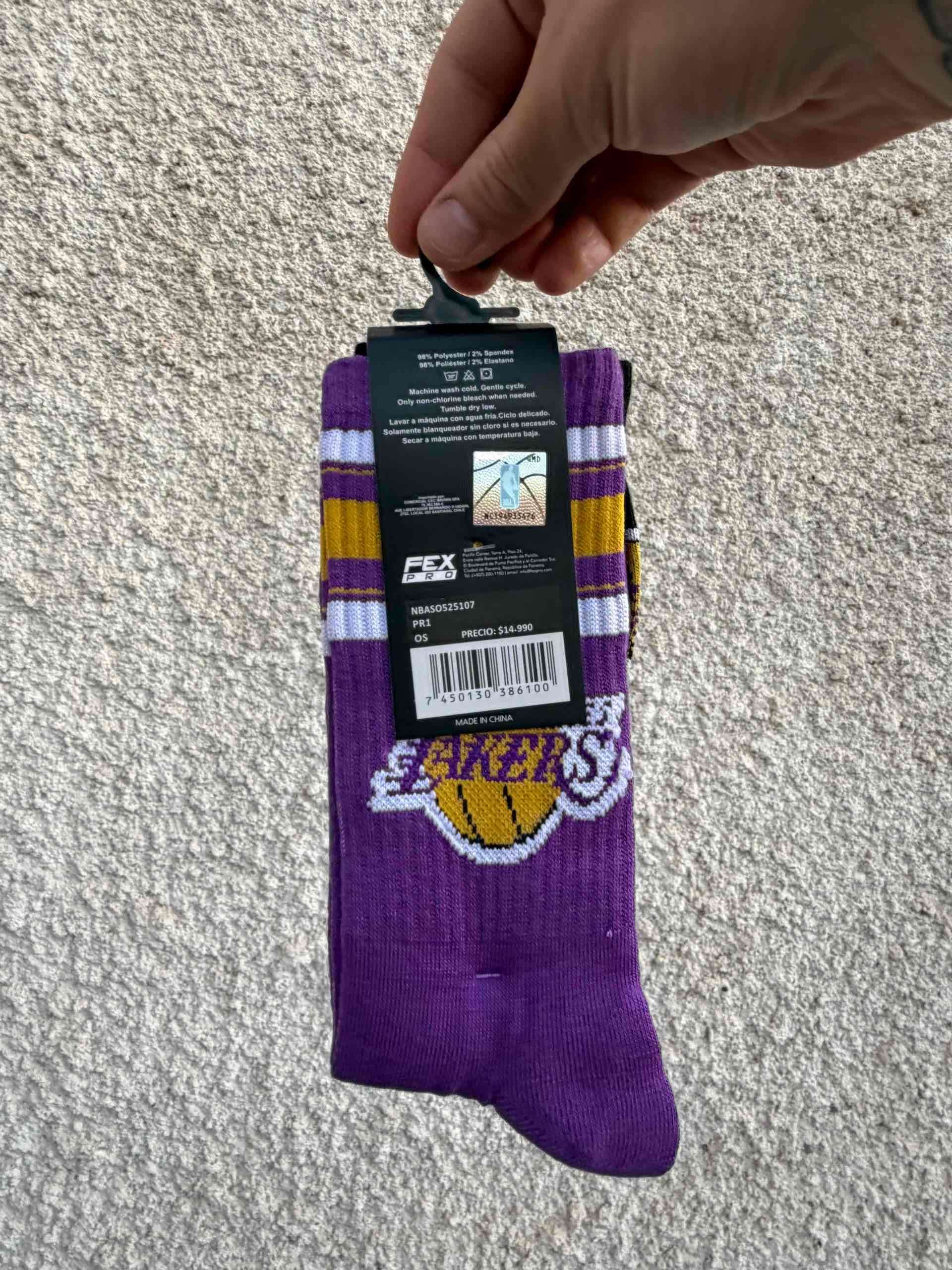 Calcetines NBA Los Angeles Lakers - miniatura 3