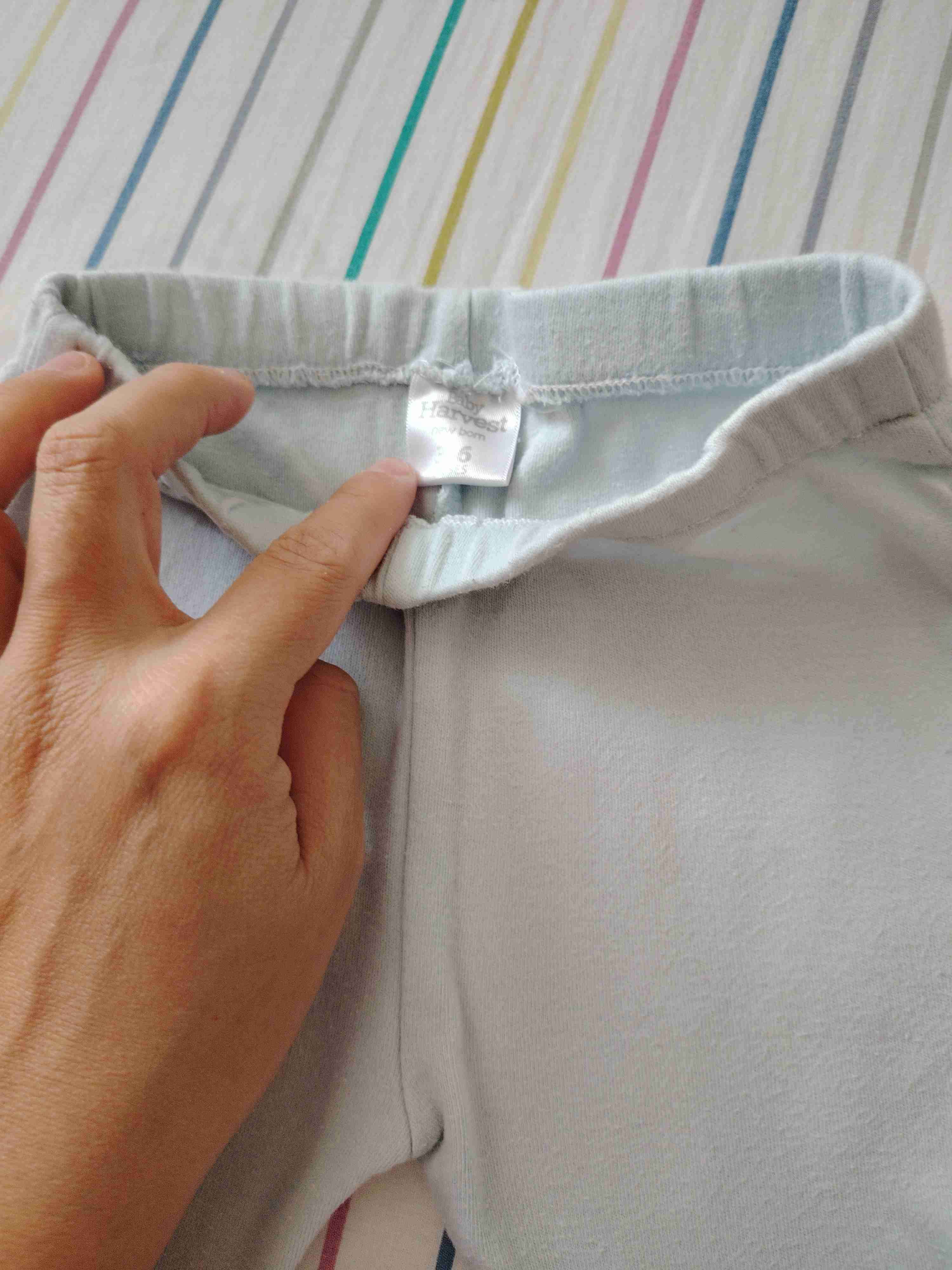 Pantys bebé celeste talla de 3 a 6 meses - miniatura 2