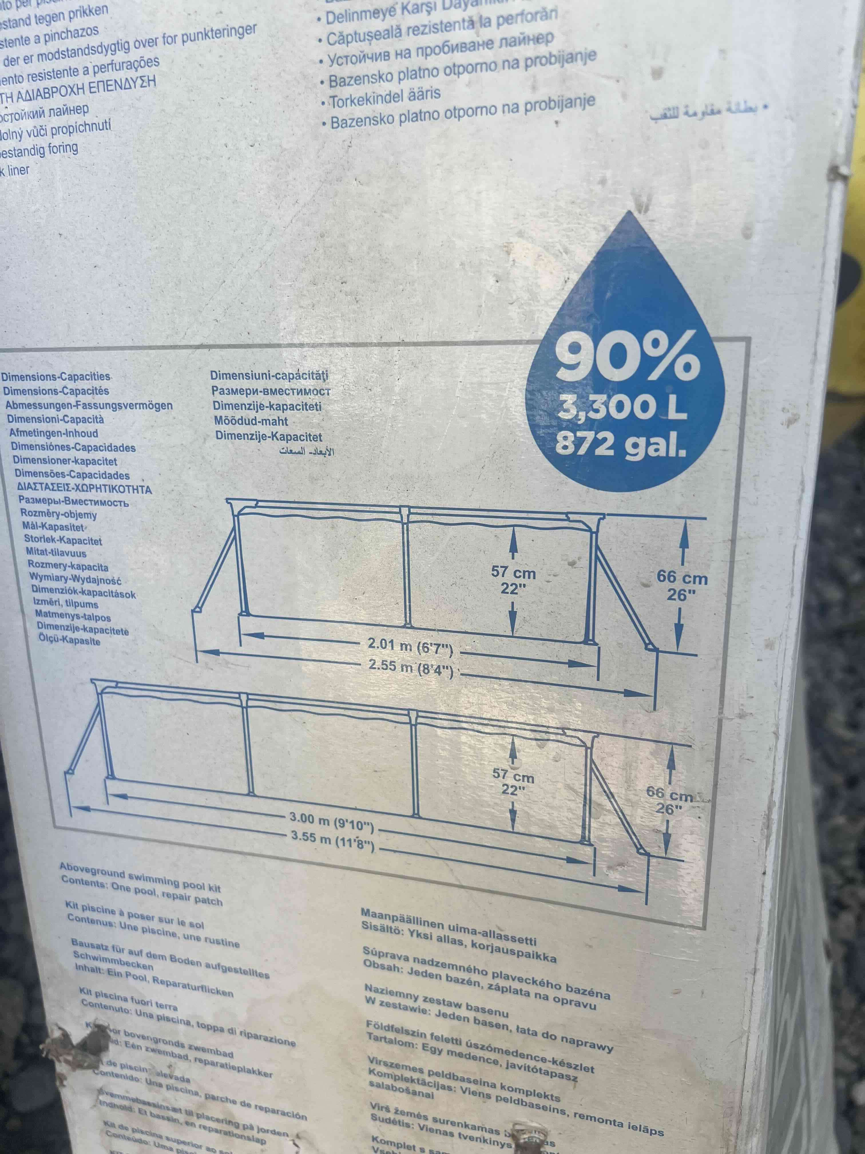 Piscina Bestway Steel Pro 3300L - miniatura 3