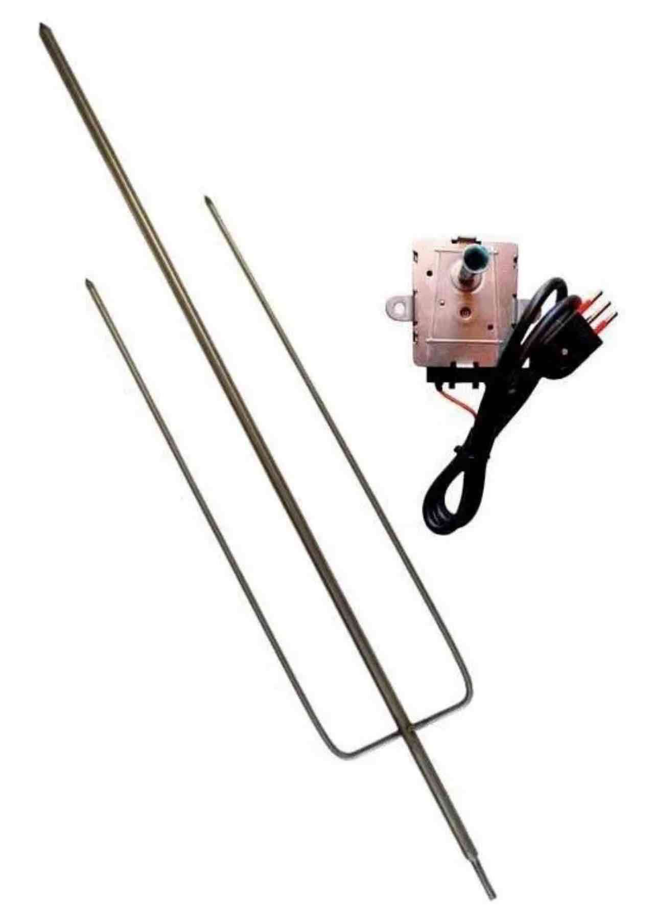 Kit asador giratorio para parrilla