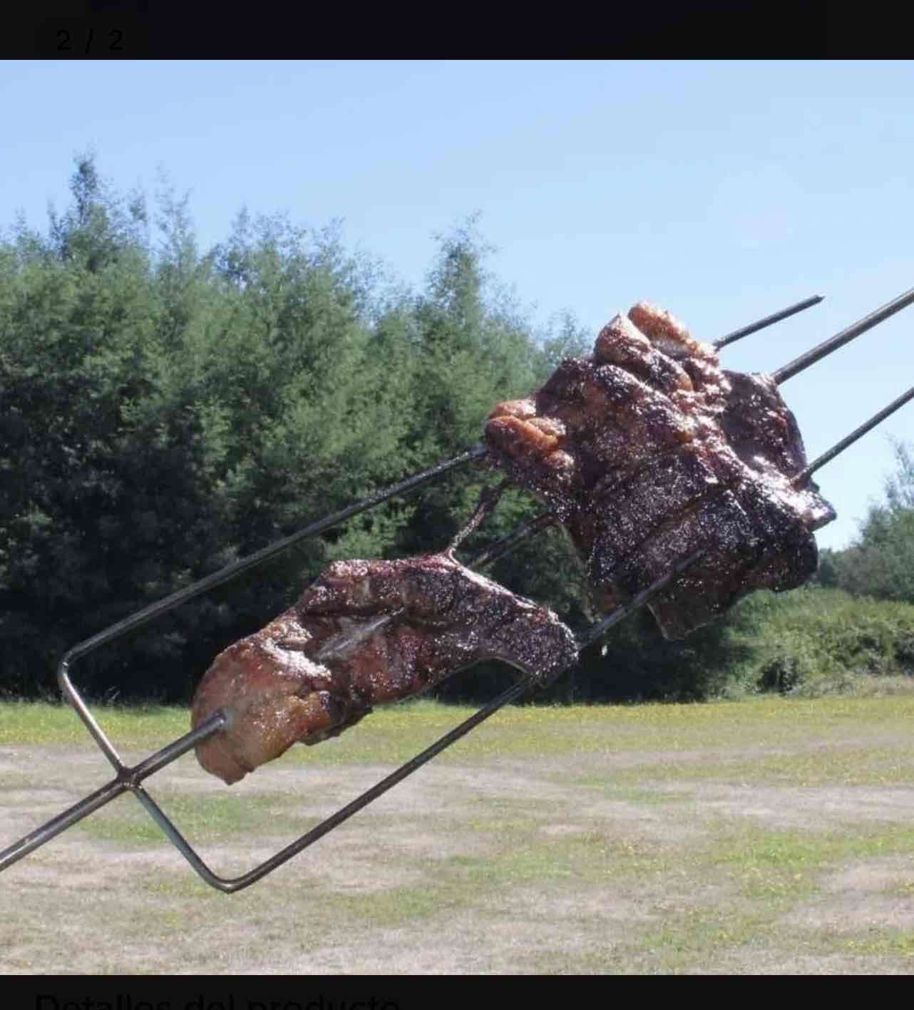 Kit asador giratorio para parrilla - 2