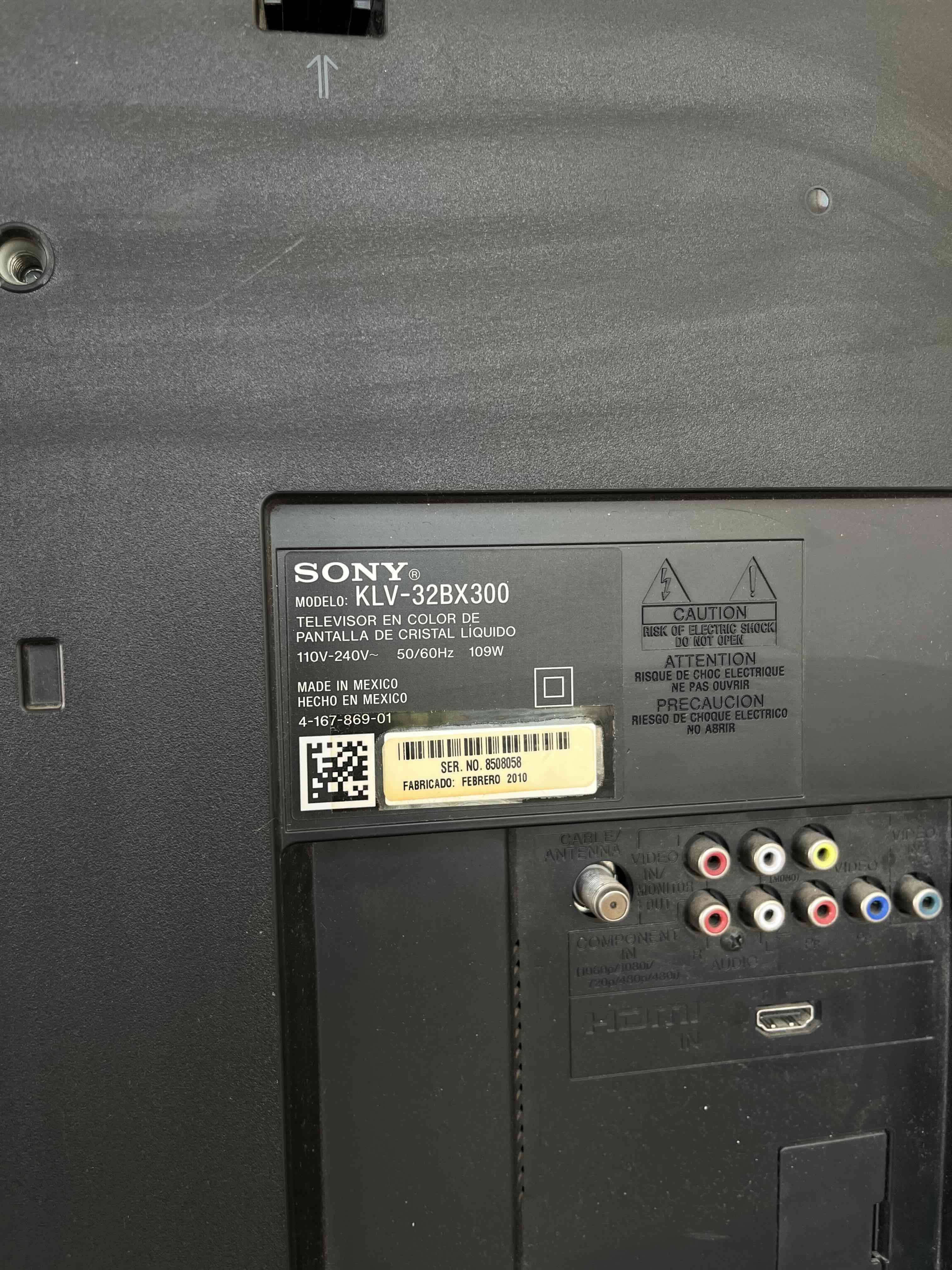 Televisor Sony Bravia 32 pulgadas - miniatura 2