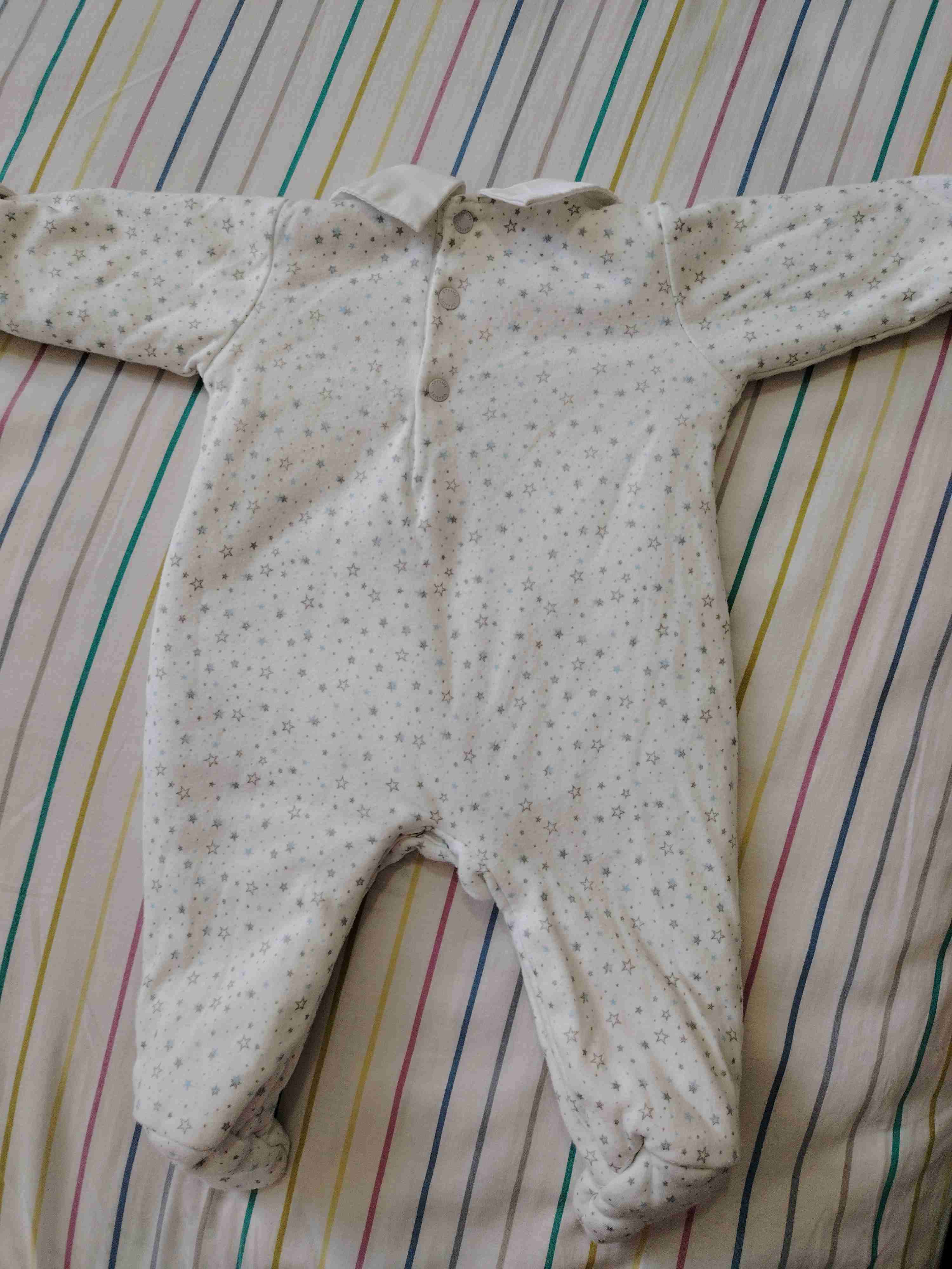 Enterito acolchado bebé estampado estrellitas - miniatura 3