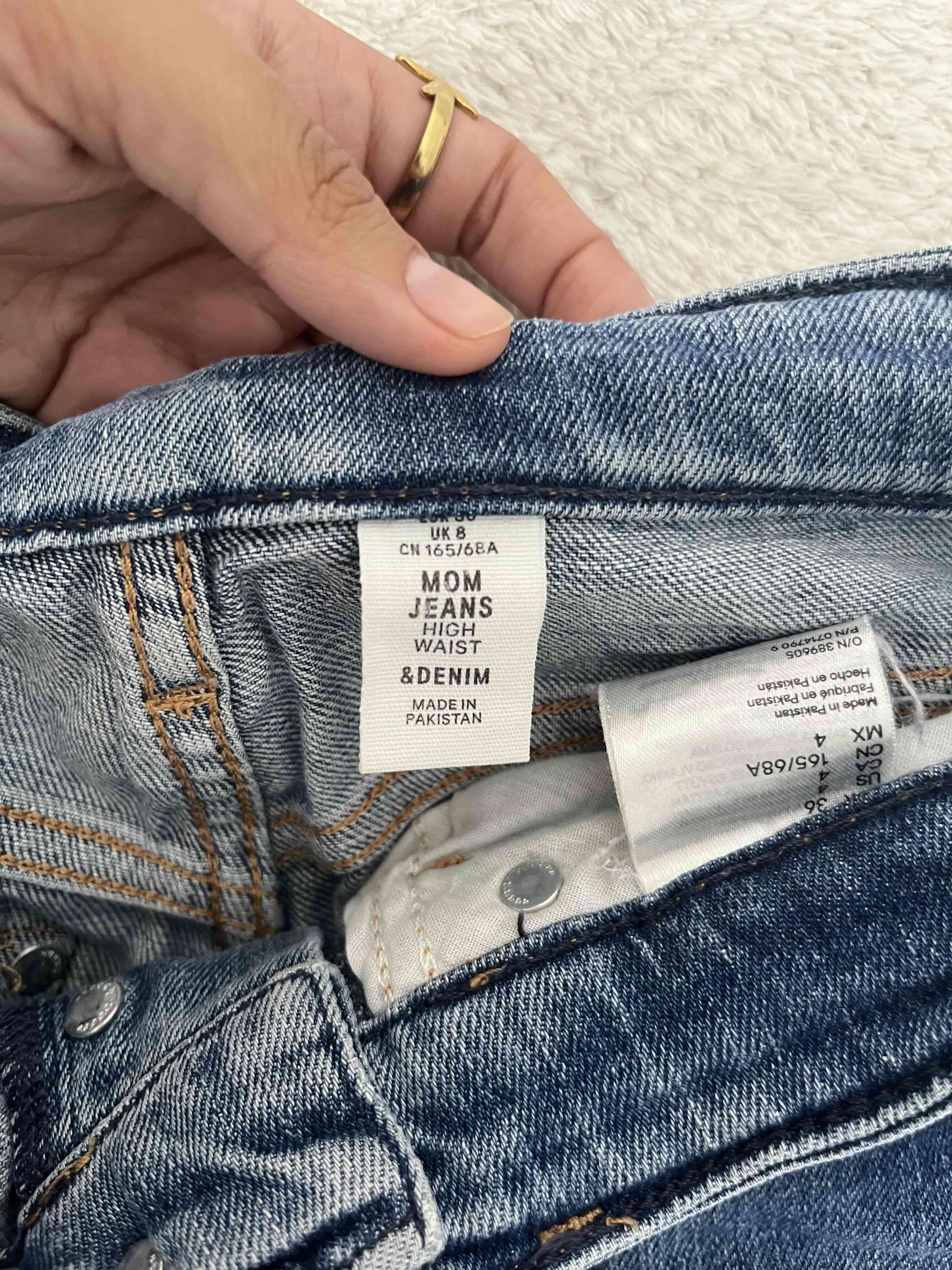 Jeans azul Mom - miniatura 2