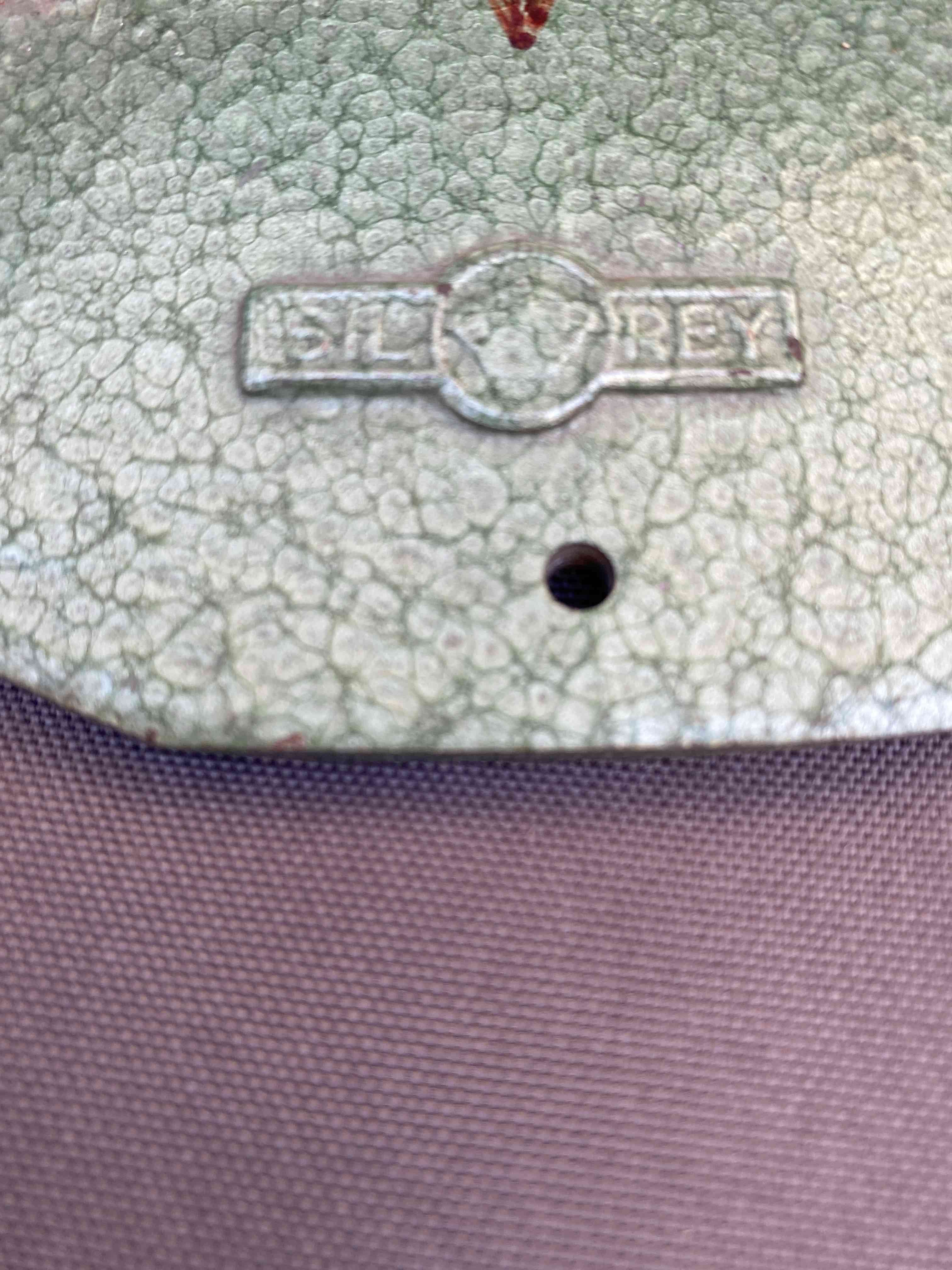 Perforadora vintage metálica verde Marca Sil Rey - miniatura 2