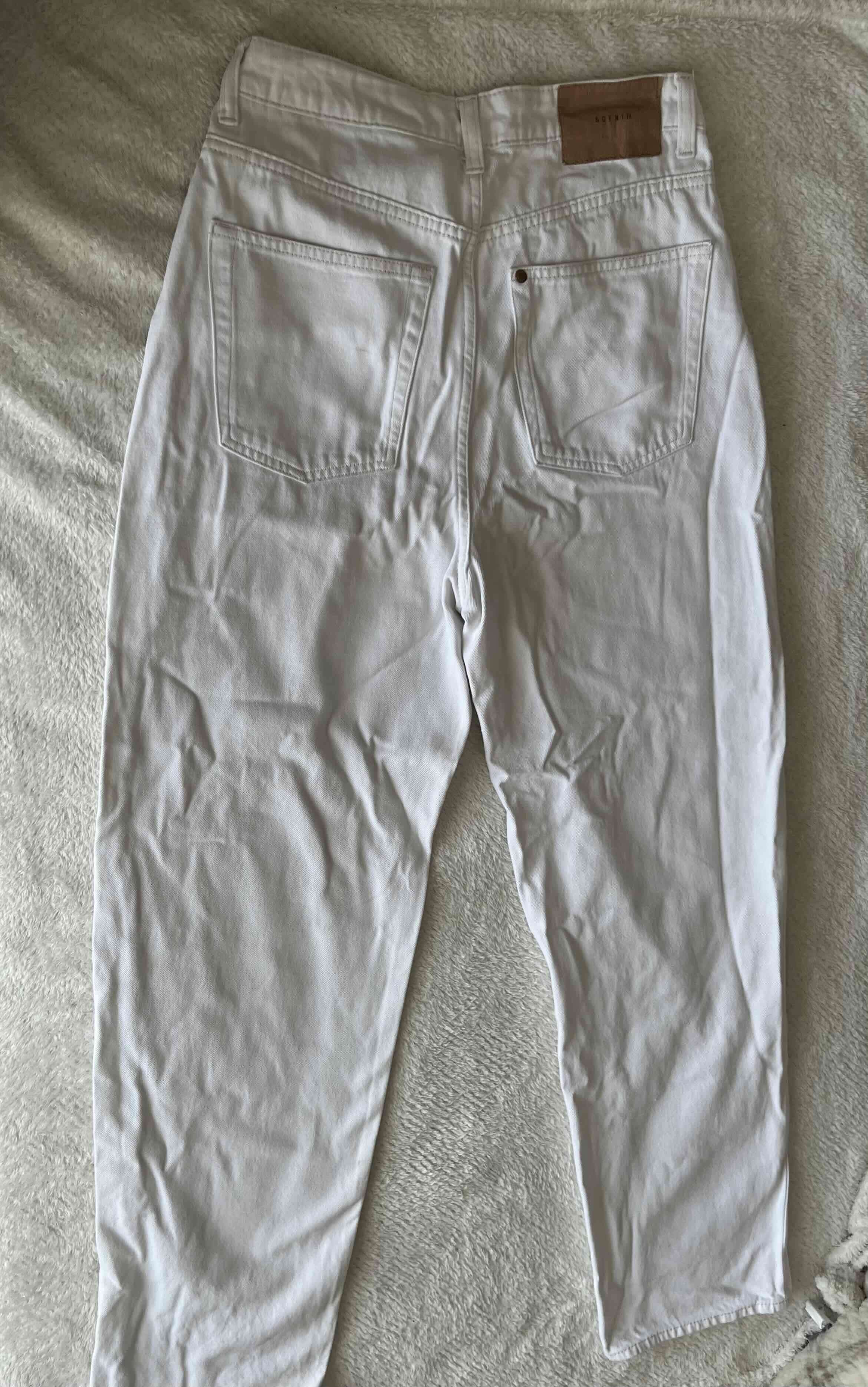 Pantalones blancos 90’s baggy - miniatura 3