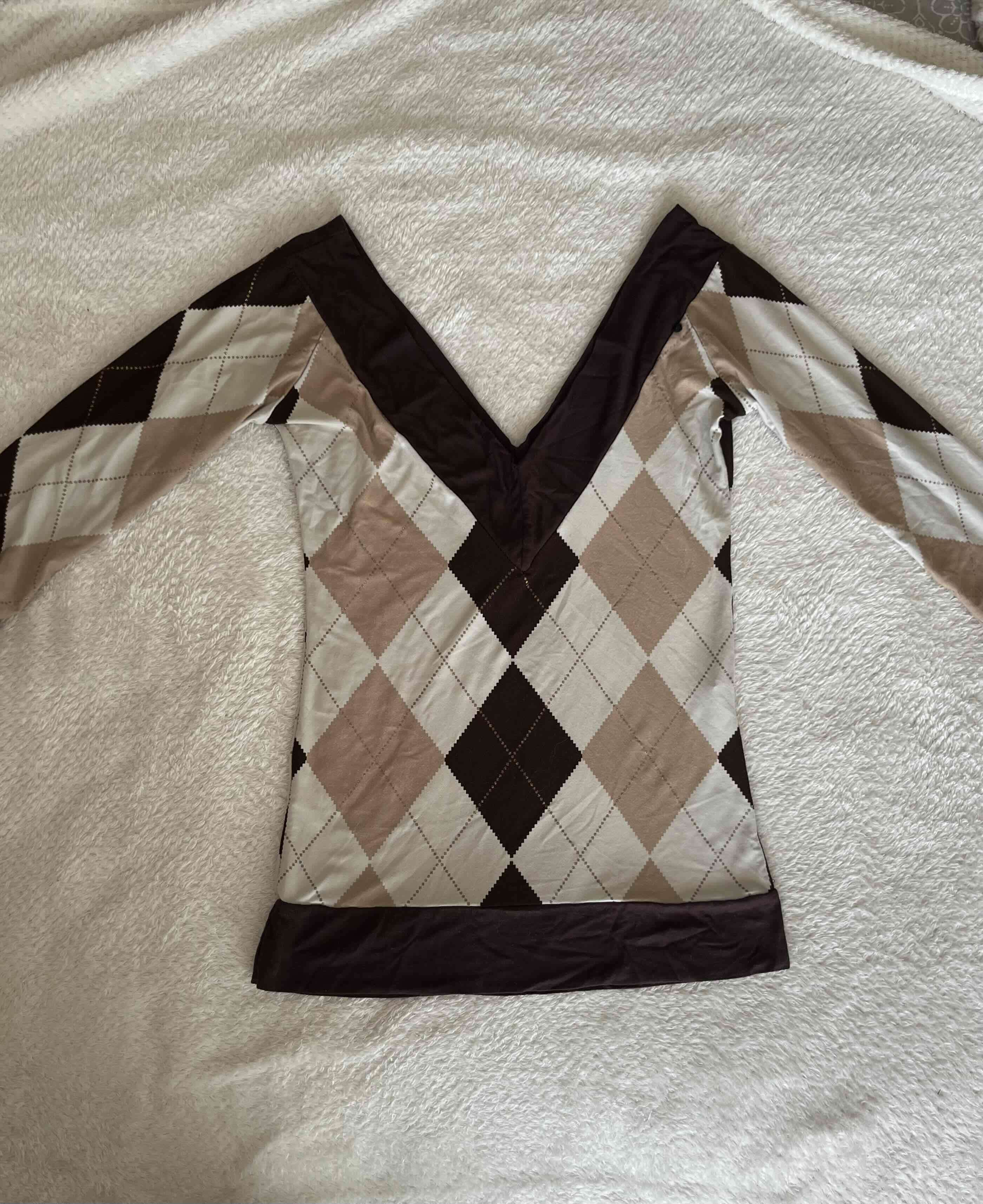 Polera manga 3/4 Café