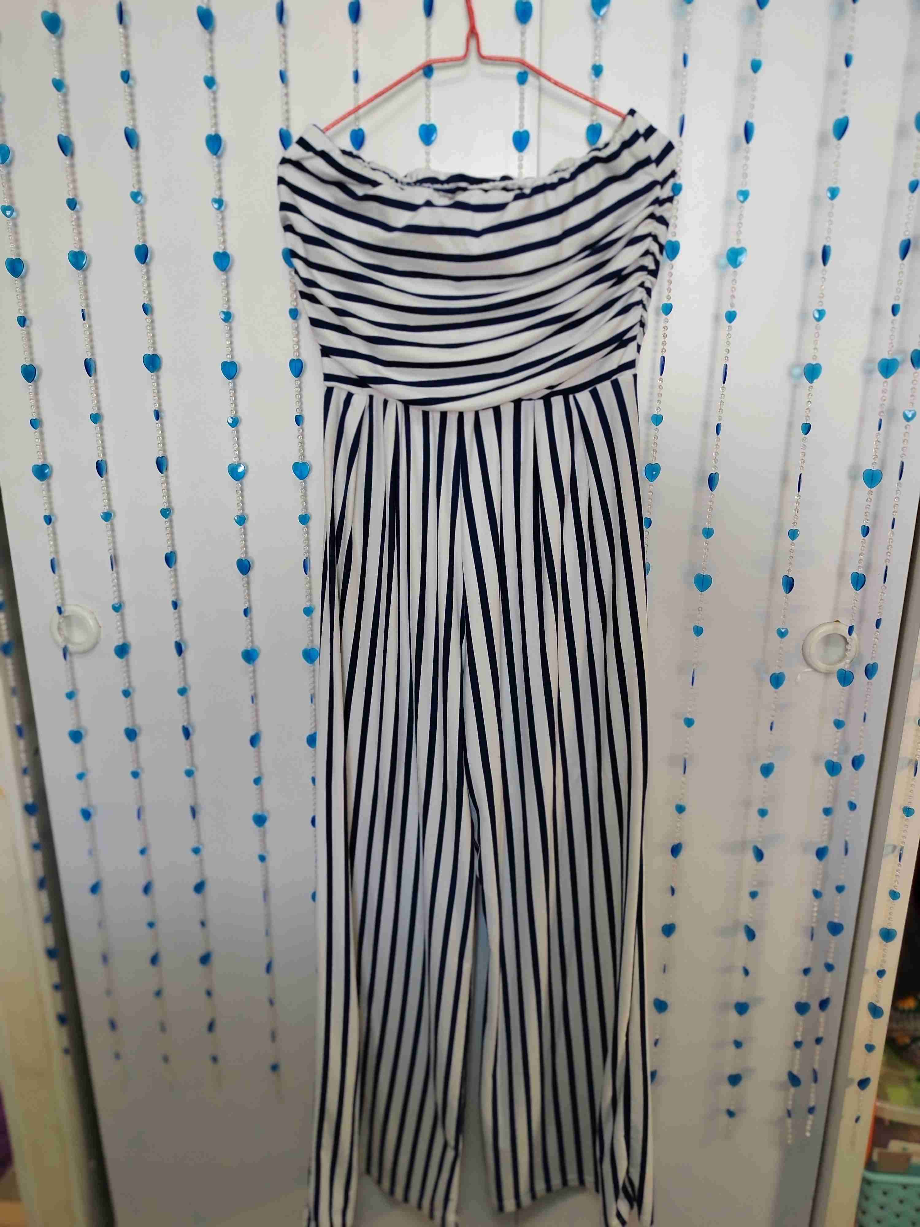 Enterito rayado sin tirantes