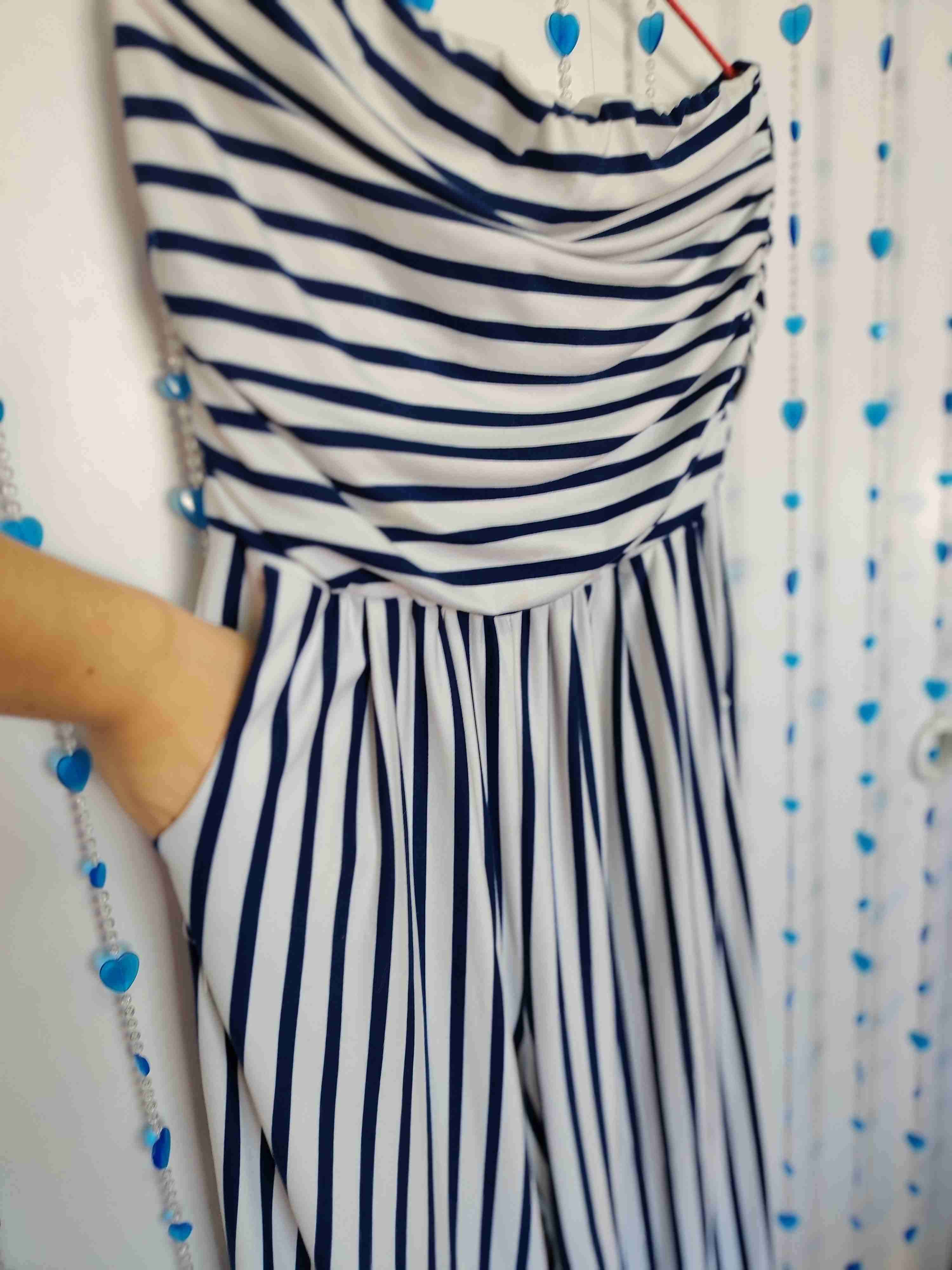 Enterito rayado sin tirantes - 3