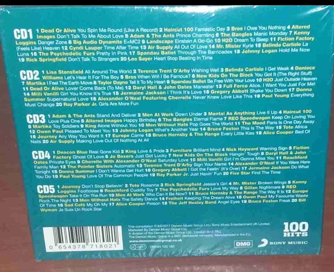 BOX SET 100 HITS 80's ORIGINALS (100 CANCIONES) - miniatura 2