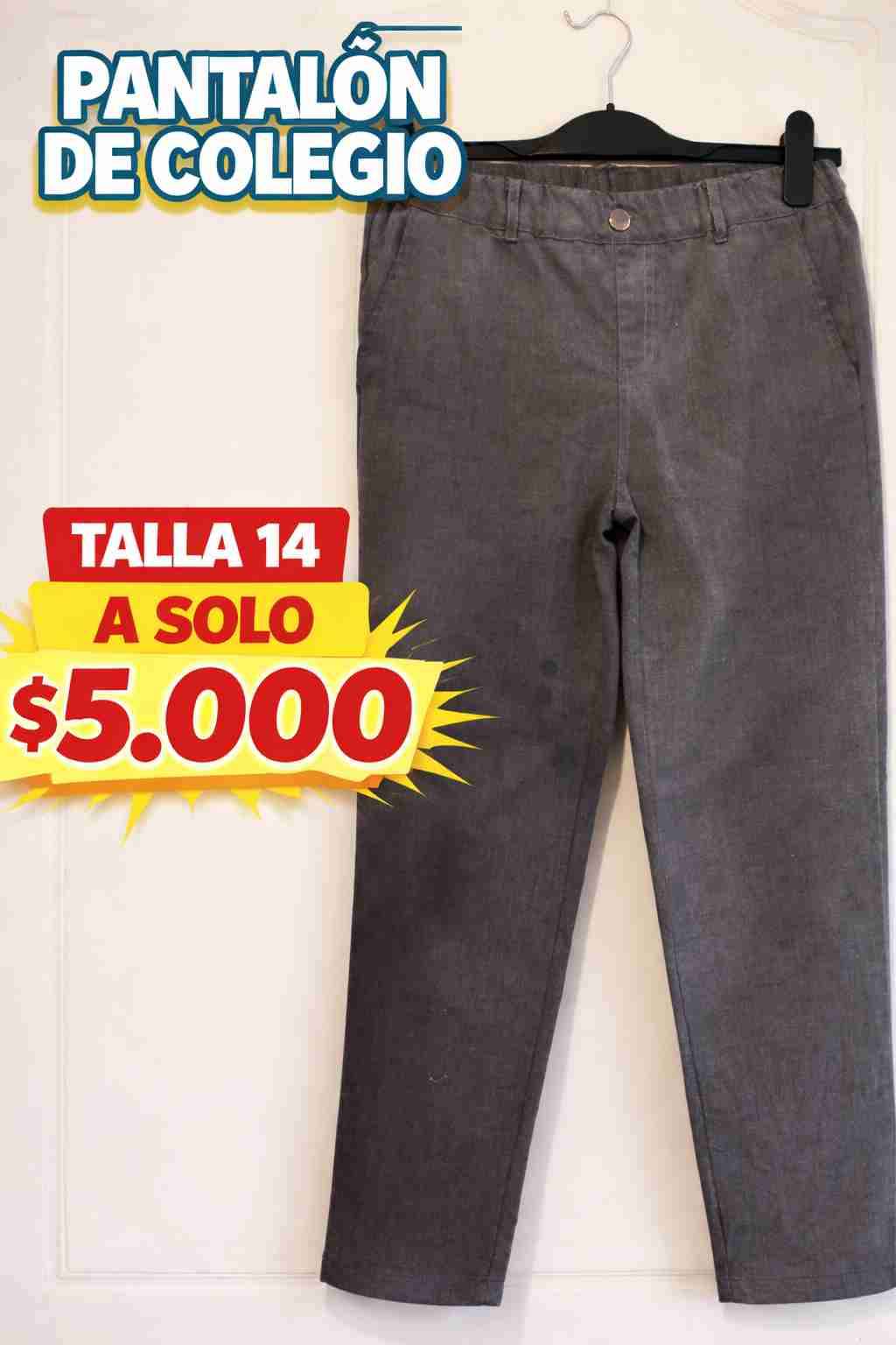 Pantalón de colegio gris