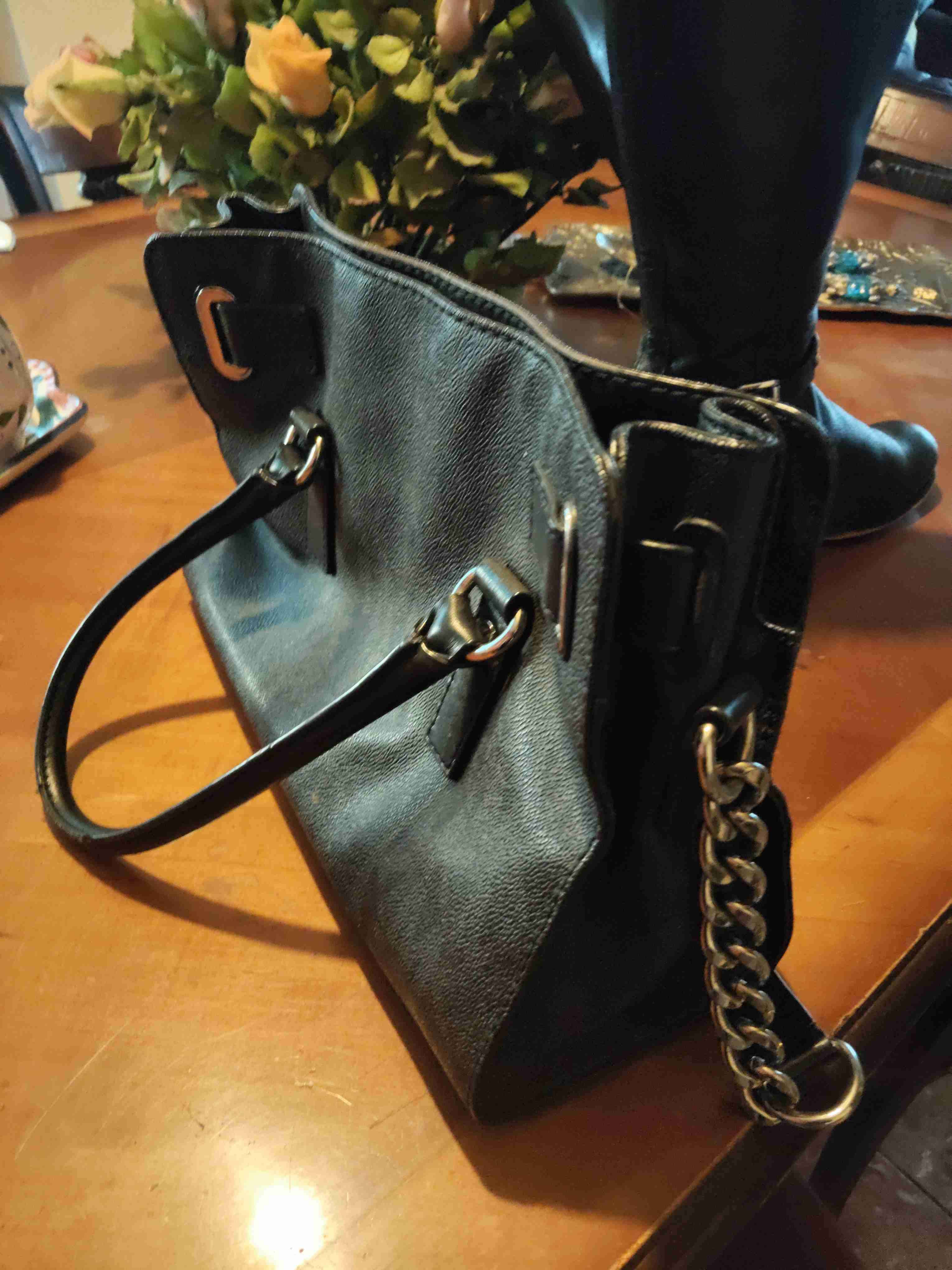 Cartera negra elegante - miniatura 2