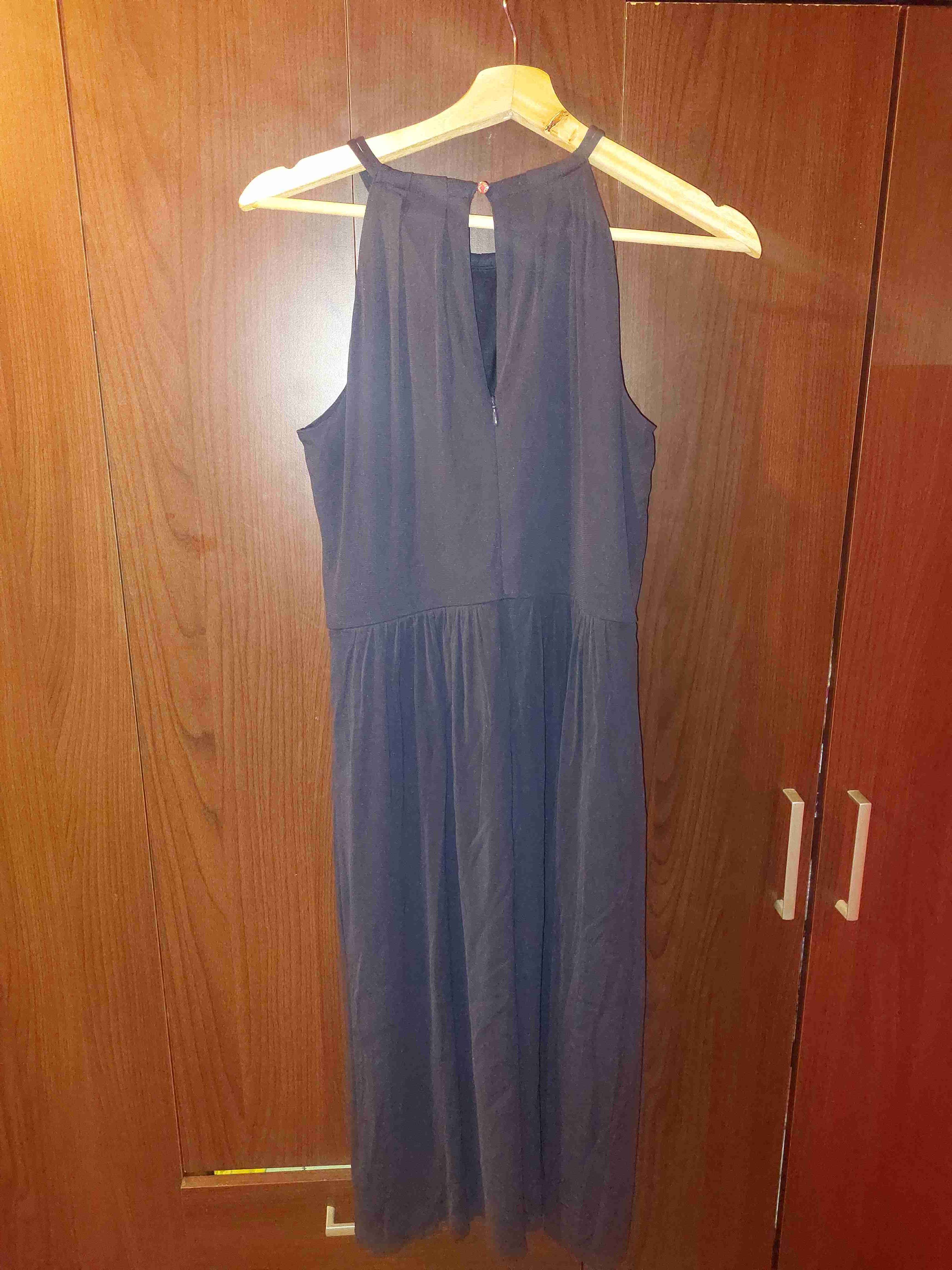 Vestido largo azul  marino