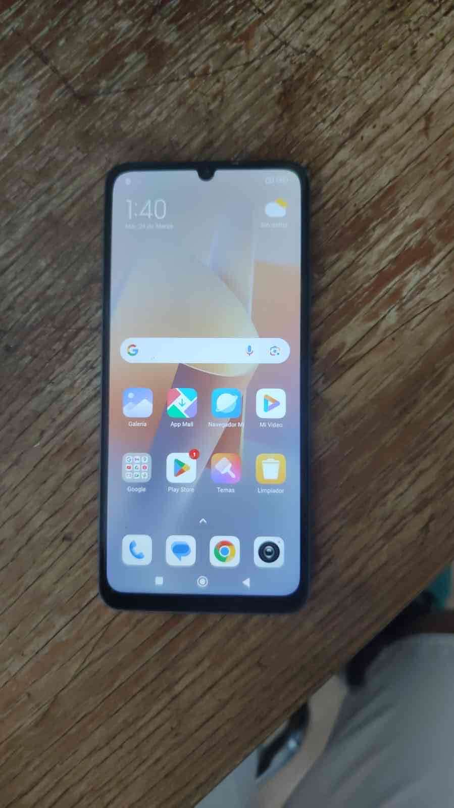 Smartphone Xiaomi con pantalla táctil