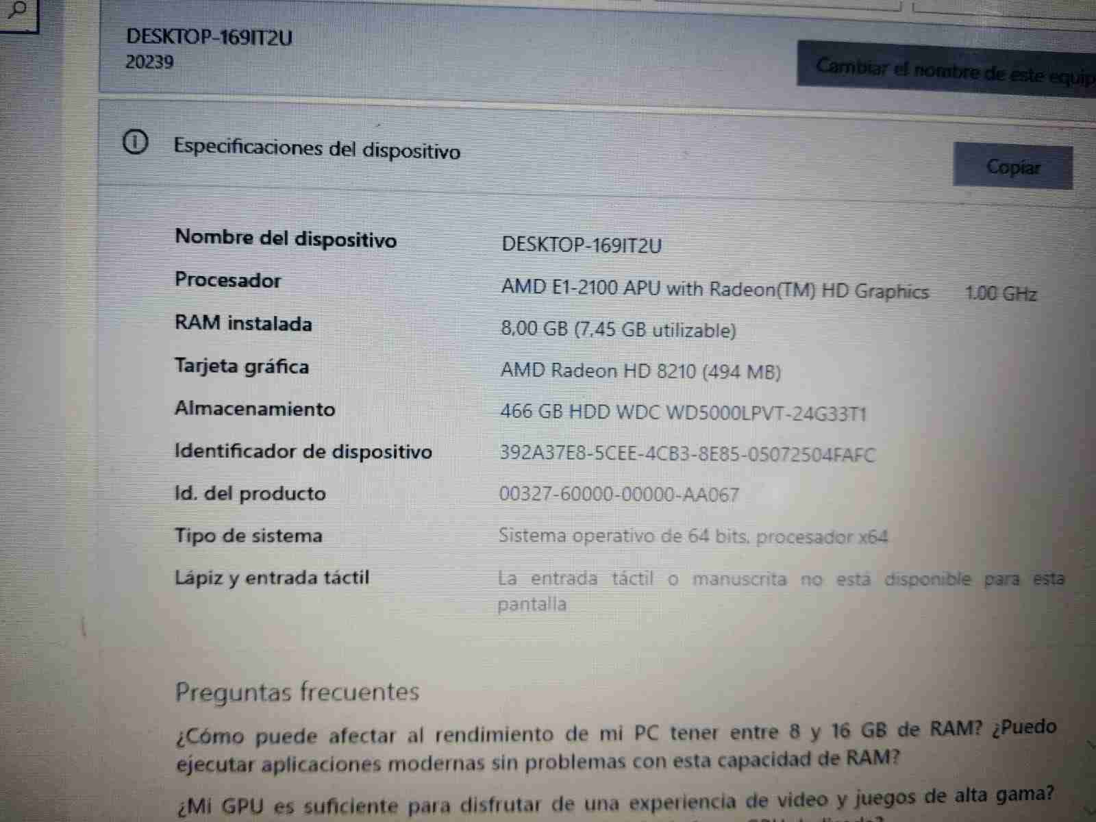 Laptop Lenovo en buen estado - miniatura 3