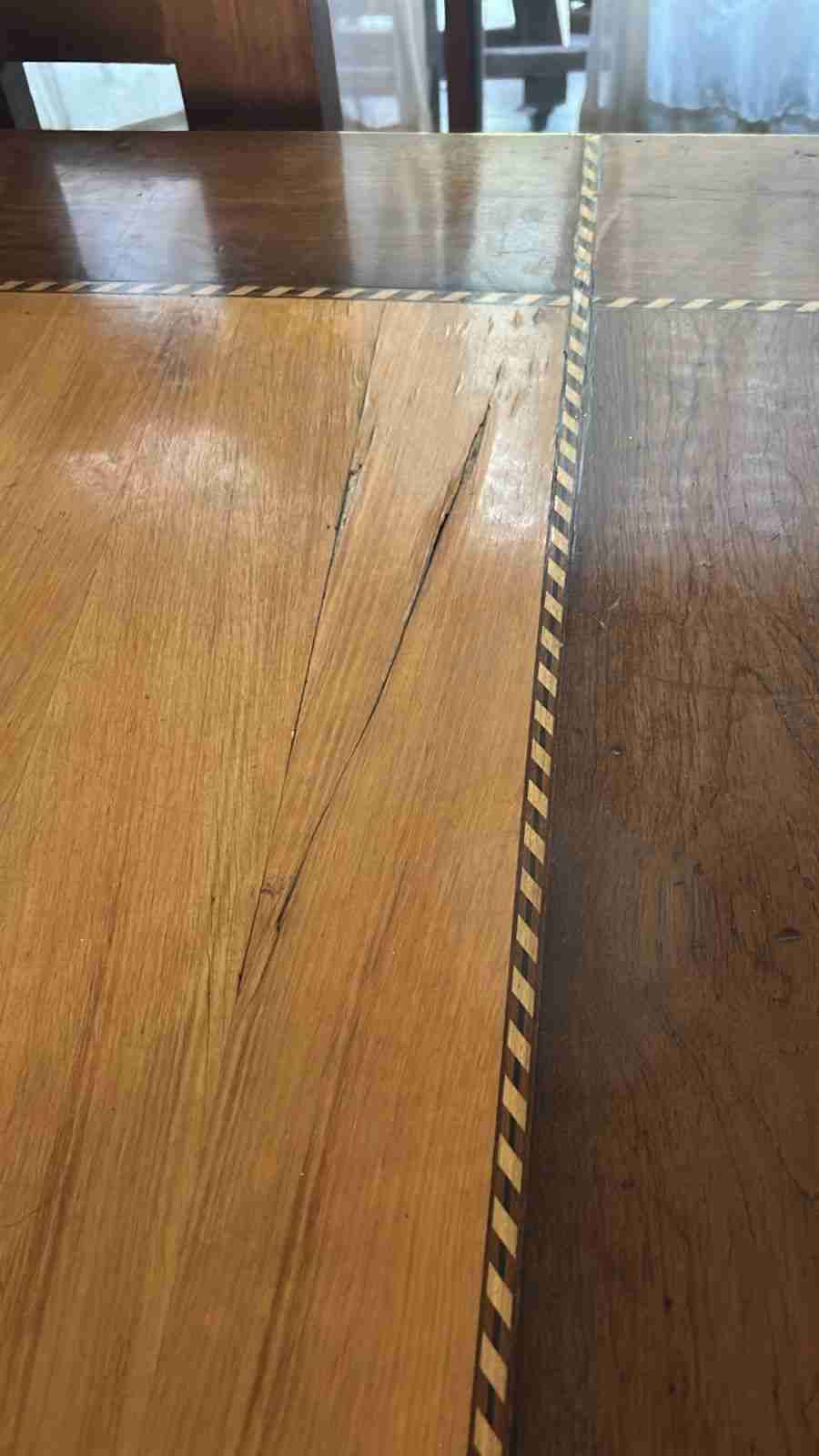 Juego de comedor de madera rústica 8 asientos - miniatura 5