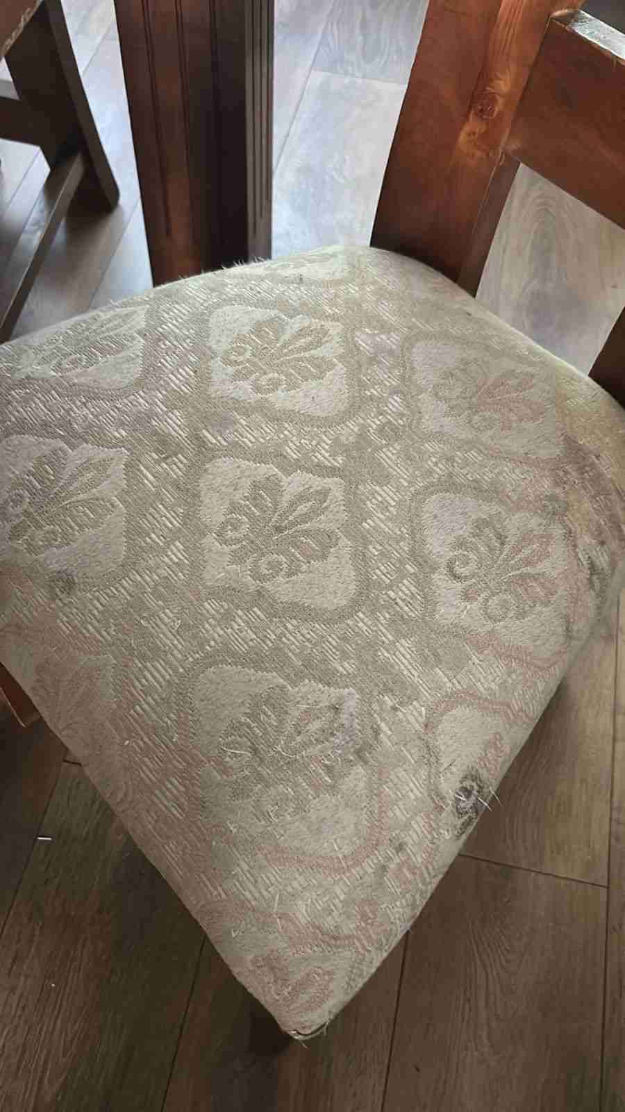 Juego de comedor de madera rústica 8 asientos - miniatura 6