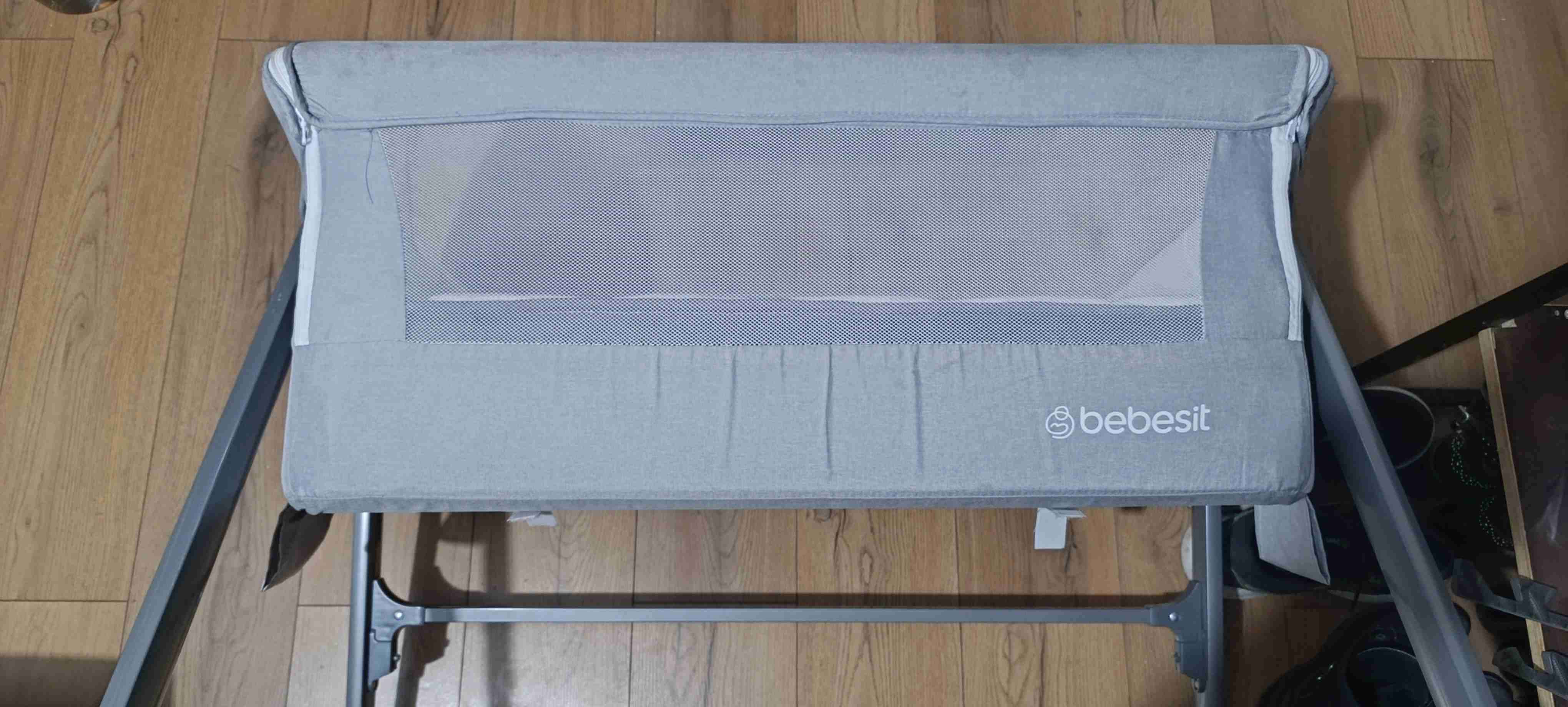 Cuna colecho gris - miniatura 2