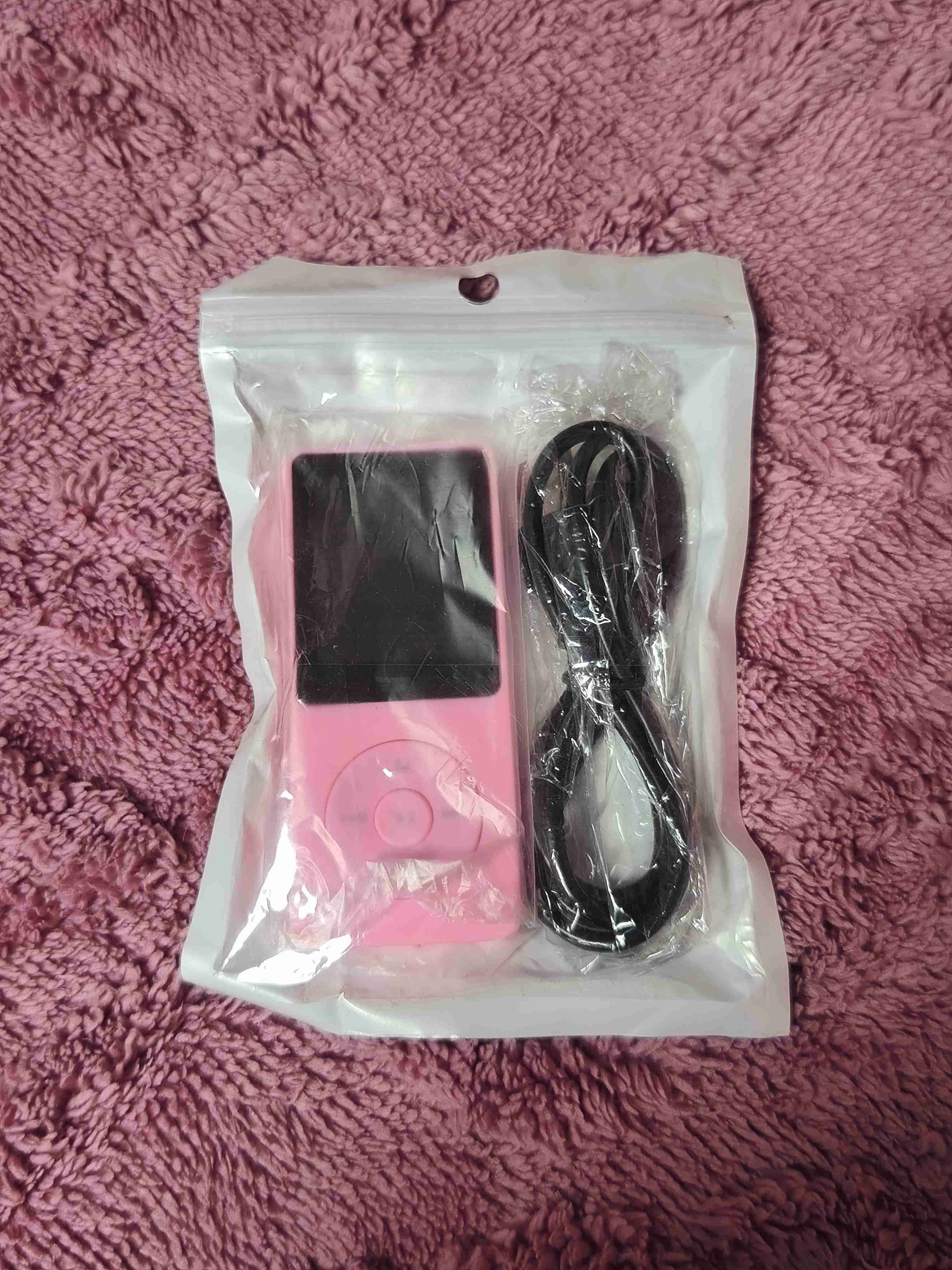 Reproductor MP4 rosa compacto - miniatura 3