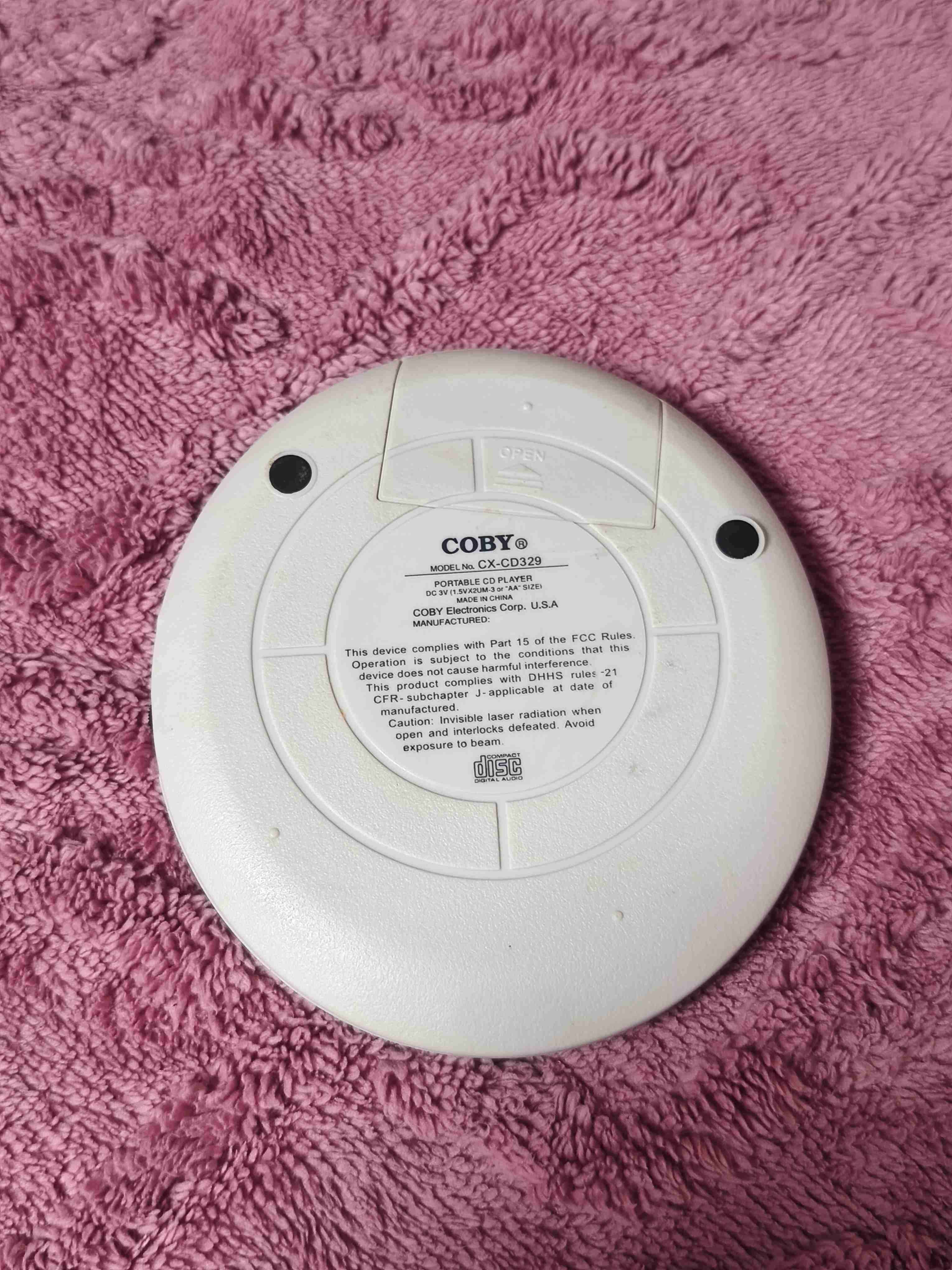 Discman rosado Coby - 3